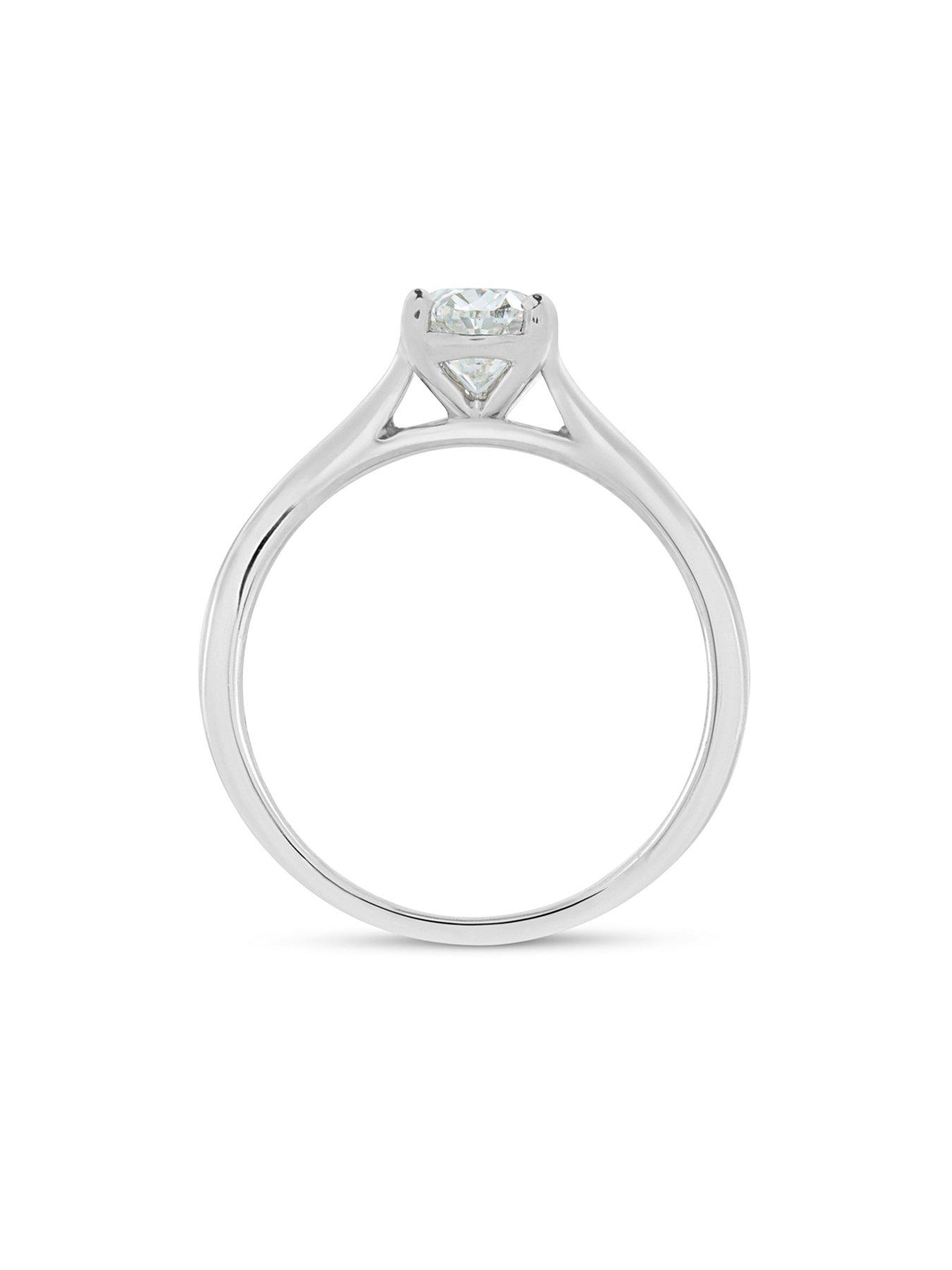 Image 5 of 5 of Love DIAMOND 1Ct Oval Diamond Solitaire Ring