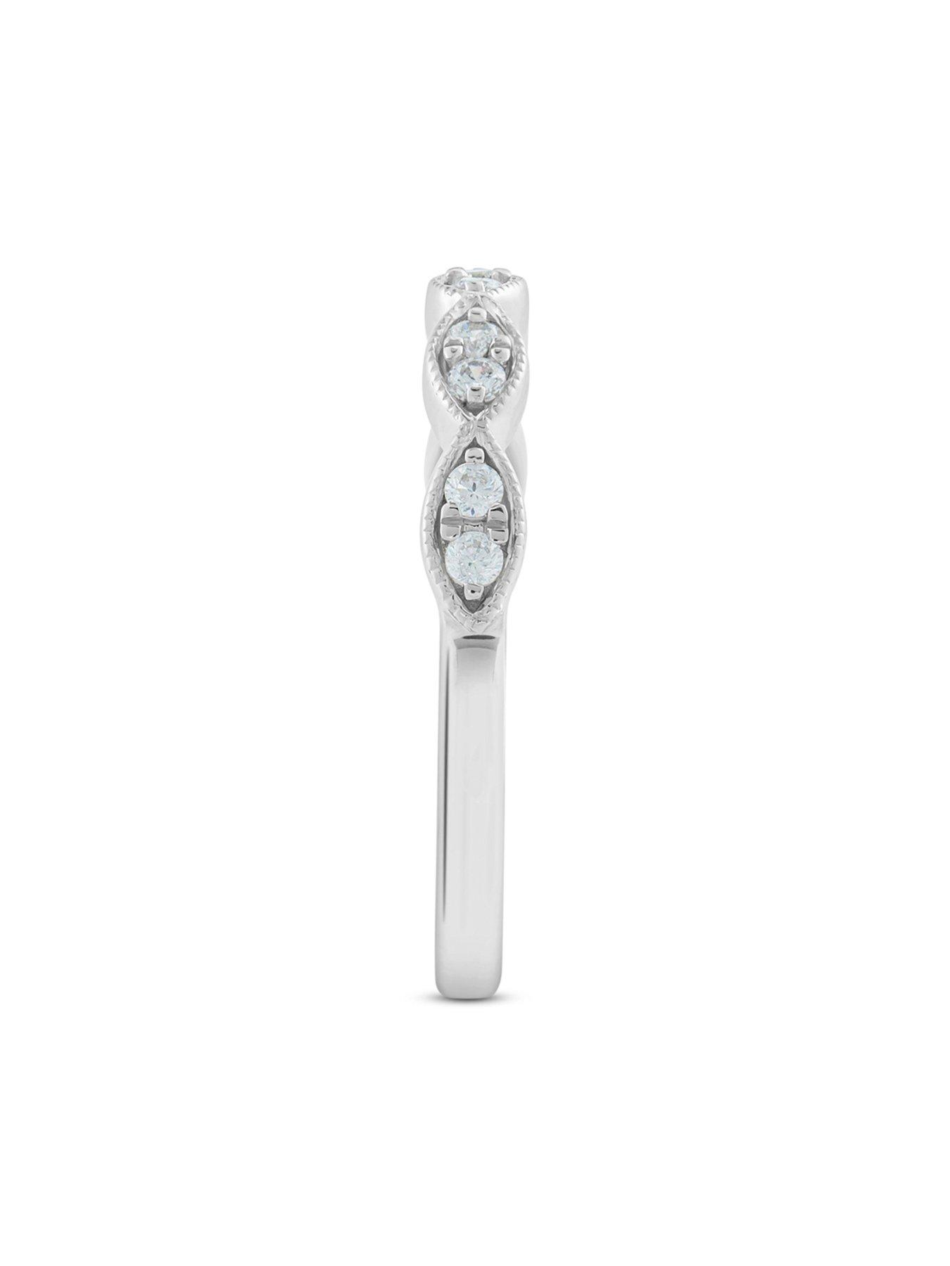 Image 4 of 5 of Love DIAMOND 0.15 Carat Diamond Eternity Ring