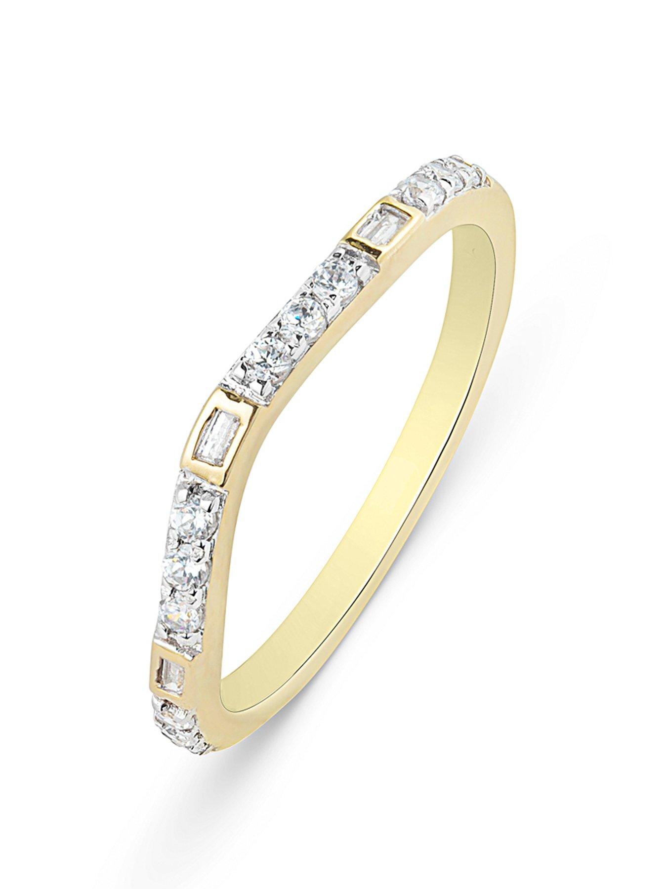 undefined Wishbone Diamond Eternity Ring