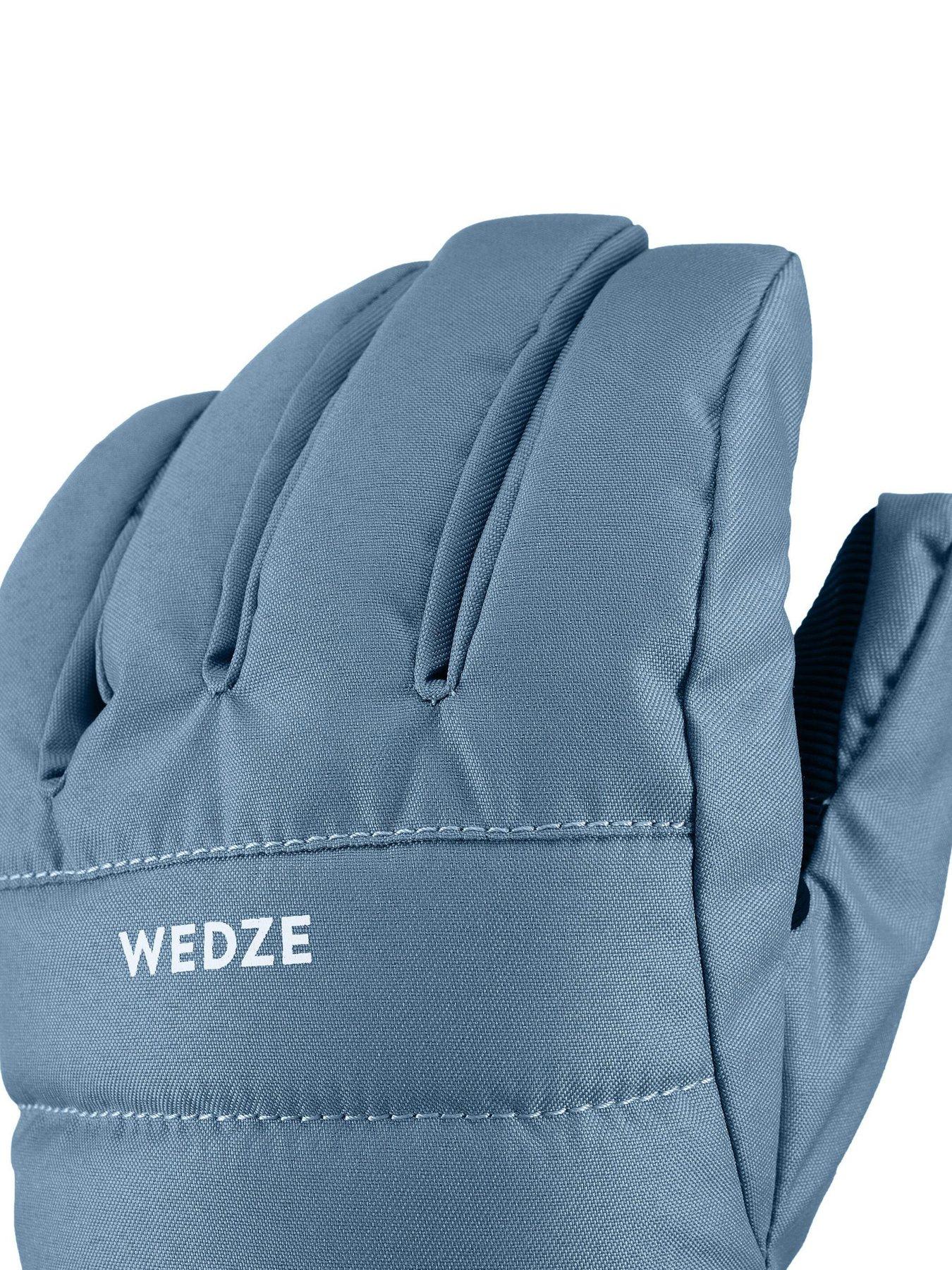 Decathlon Kids Warm And Waterproof 500 Ski Gloves Denim Blue Very