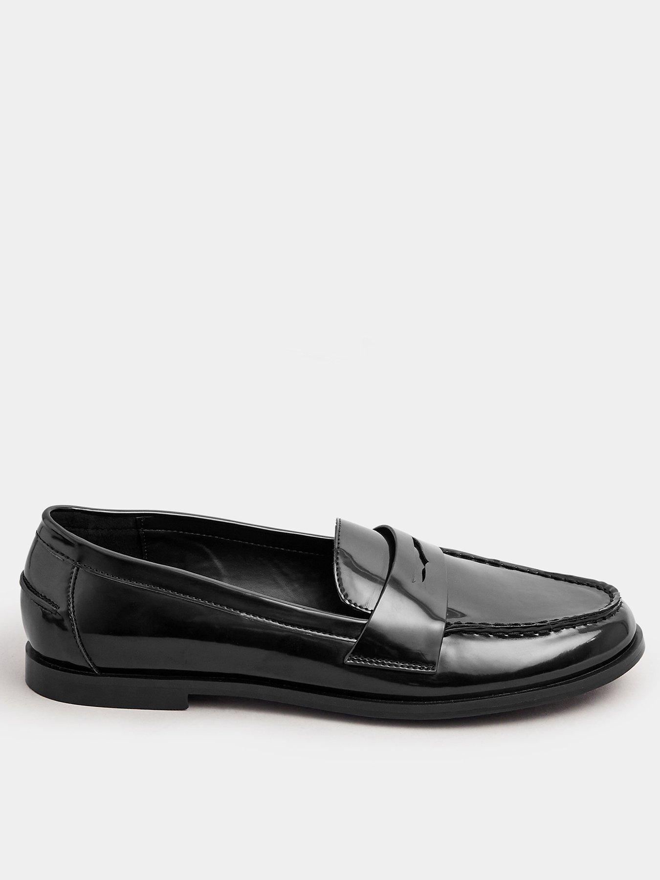 Long Tall Sally Patent Loafer - Black