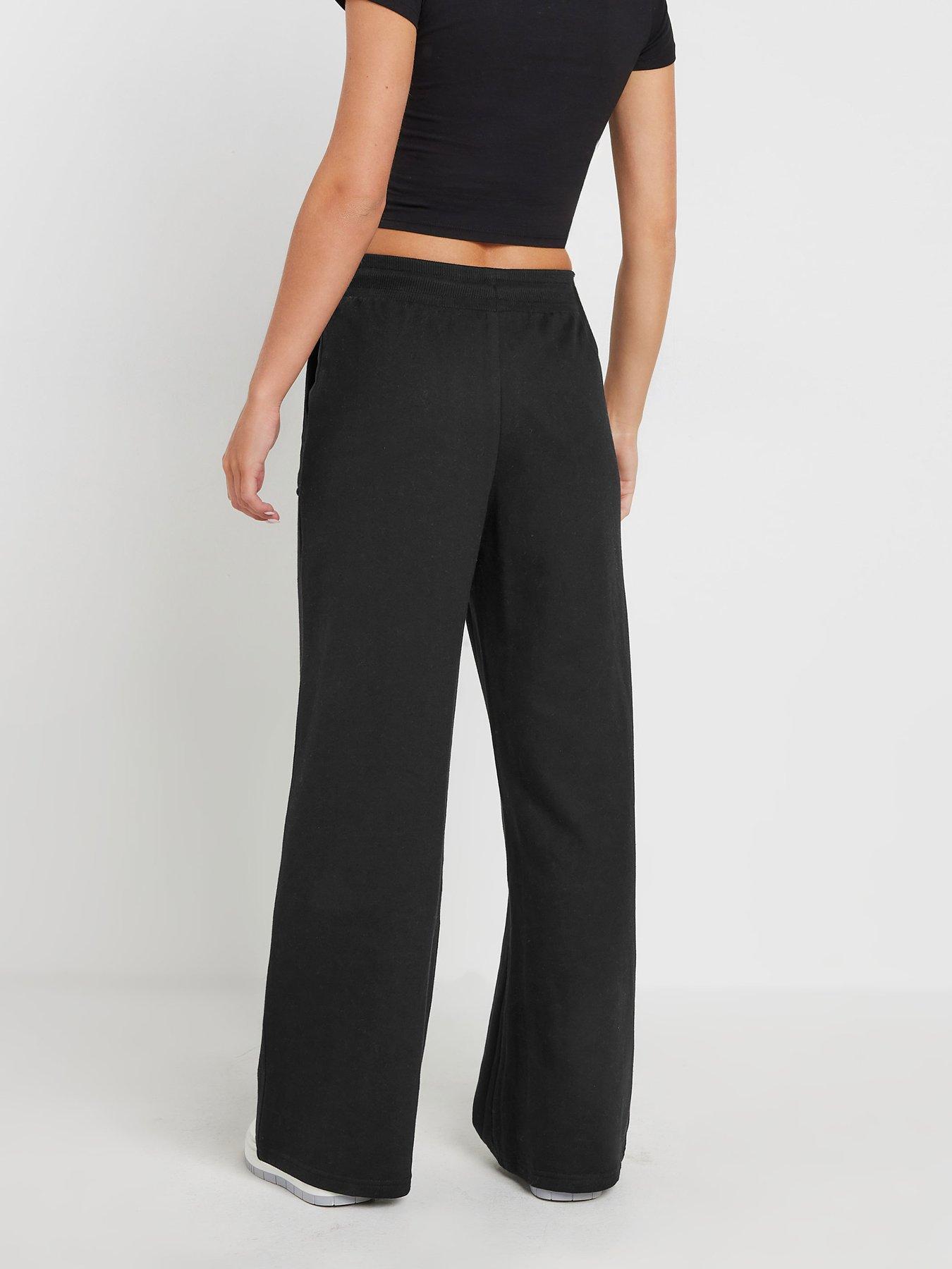 Image 2 of 4 of PixieGirl Petite Patch Pocket Wide Leg Jogger - Black