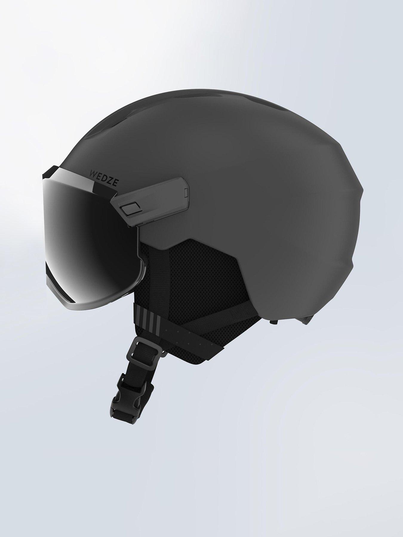Decathlon Unisex PST 550 Ski Helmet With Visor - Dark Grey