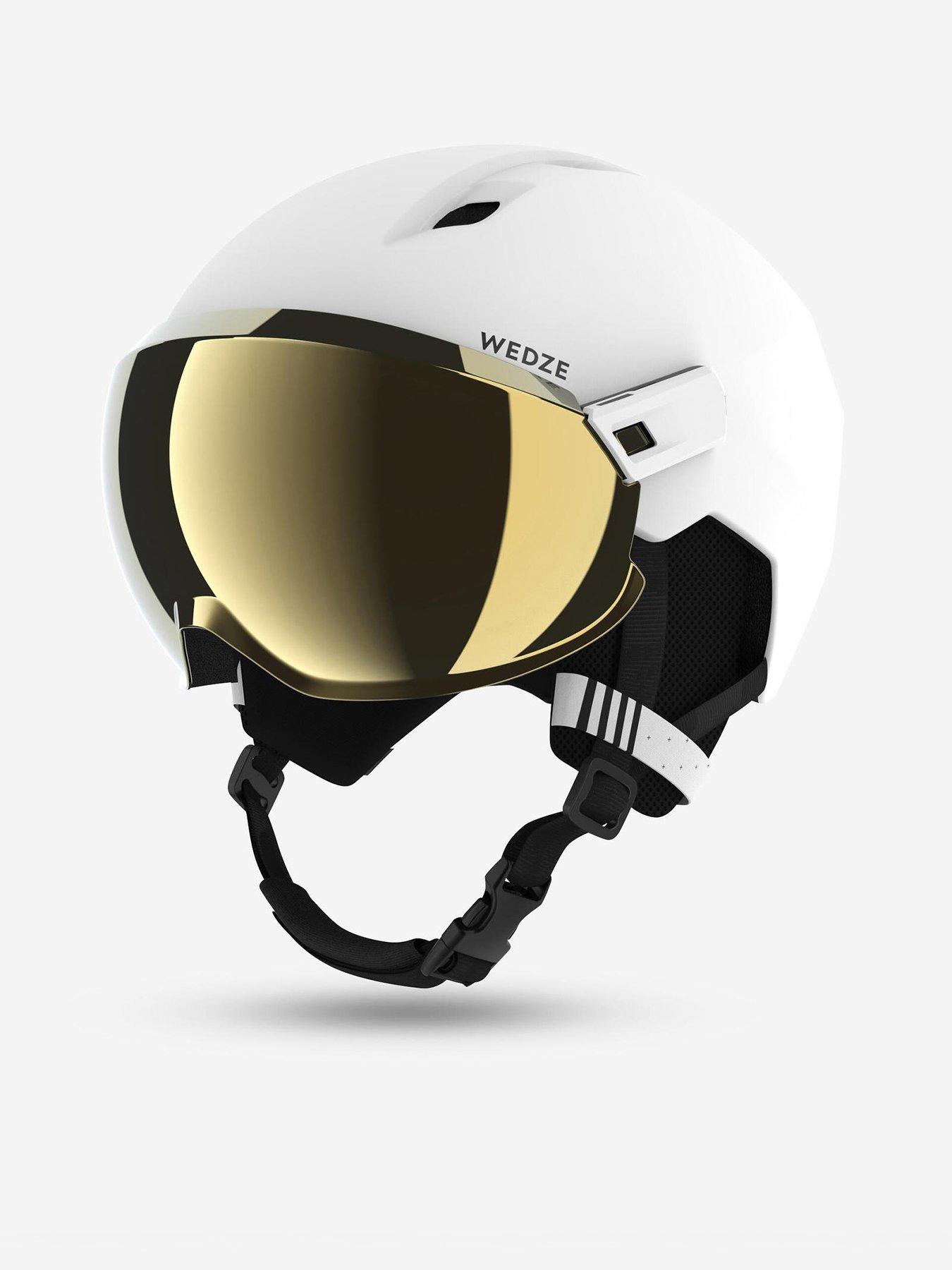 Image 1 of 5 of Decathlon Unisex PST 550&nbsp;Ski Helmet&nbsp;With Visor - White