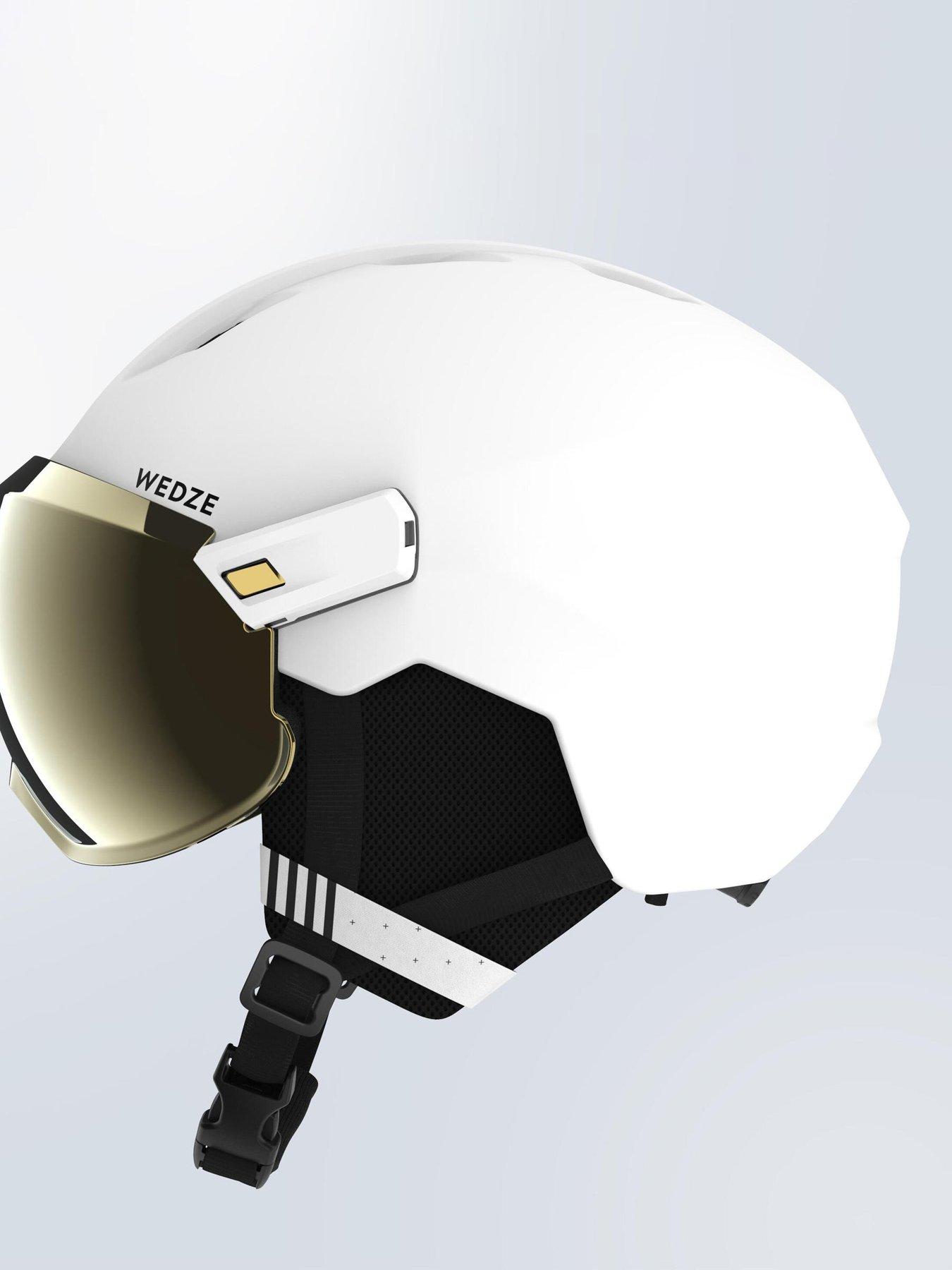 Image 3 of 5 of Decathlon Unisex PST 550&nbsp;Ski Helmet&nbsp;With Visor - White