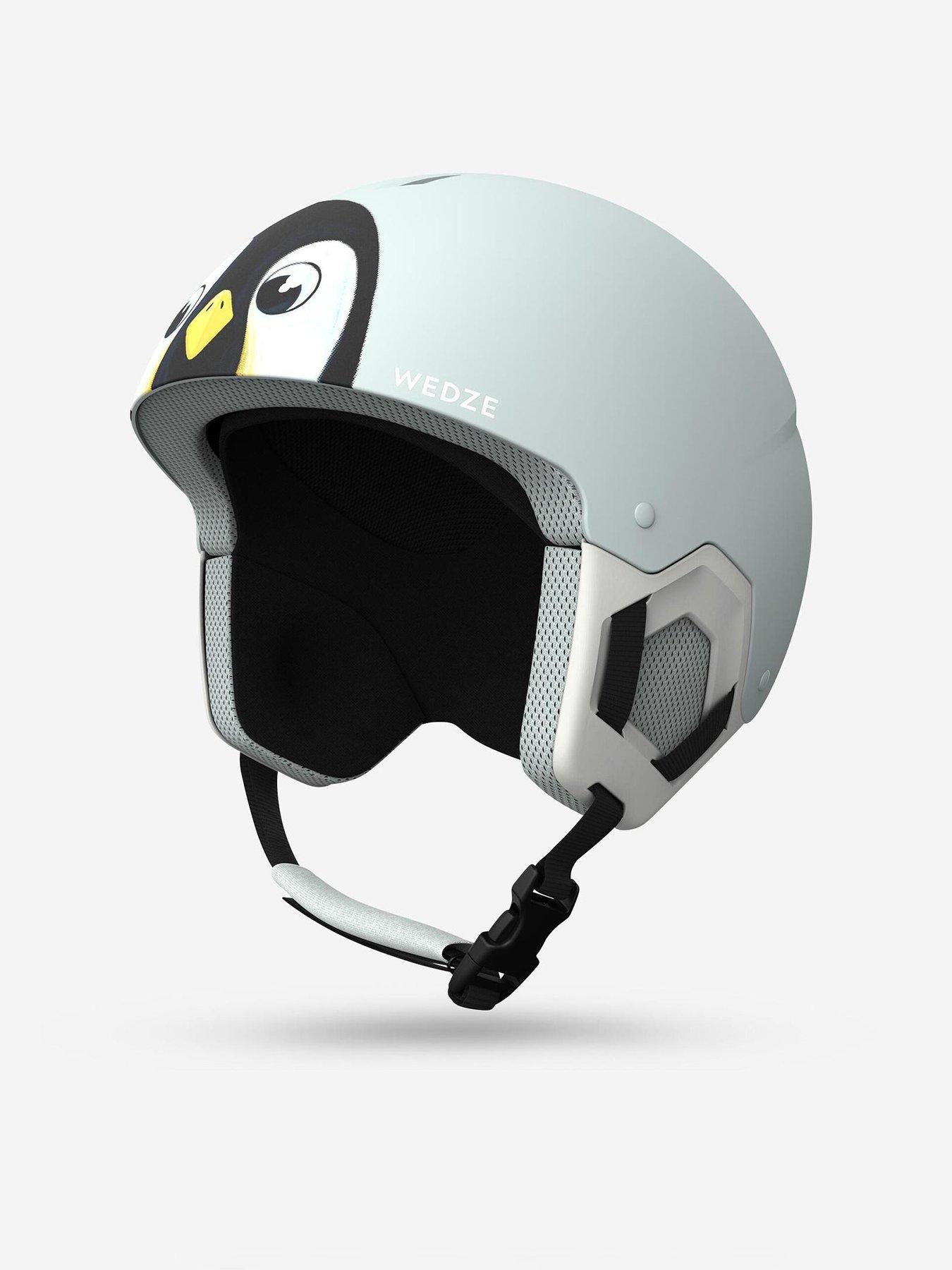 undefined Kids' 500 Ski Helmet - Blue Penguin