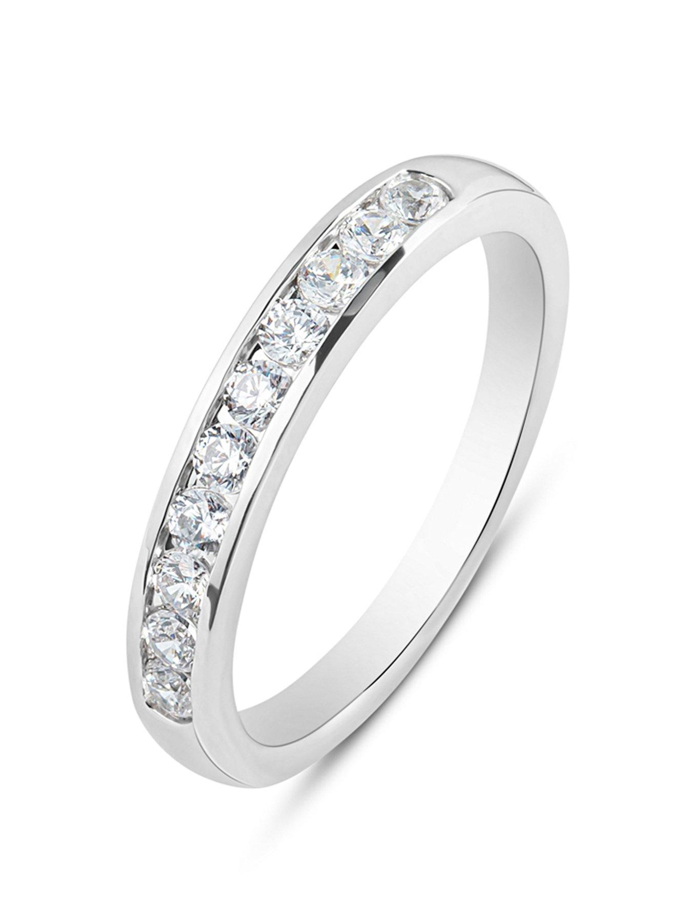 undefined Diamond Eternity Ring G+ VVS Lab Grown