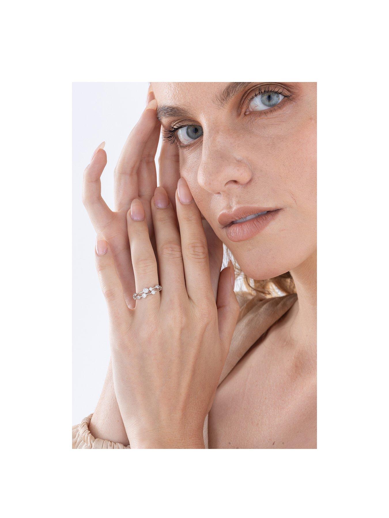 Image 2 of 5 of Love DIAMOND Multi Stone Lab Grown Diamond Ring