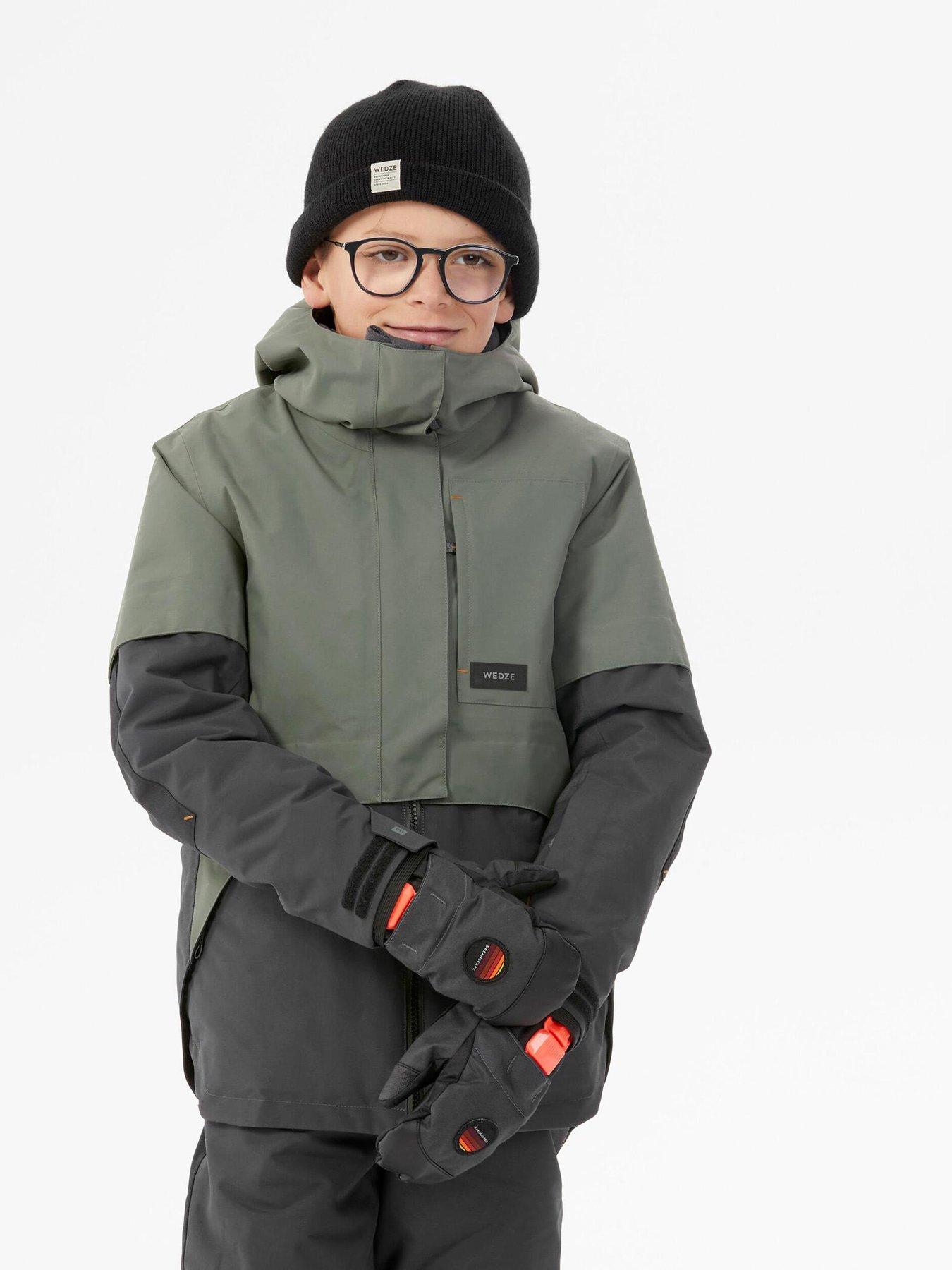 undefined Boys' 500 Snowboard Jacket - Grey