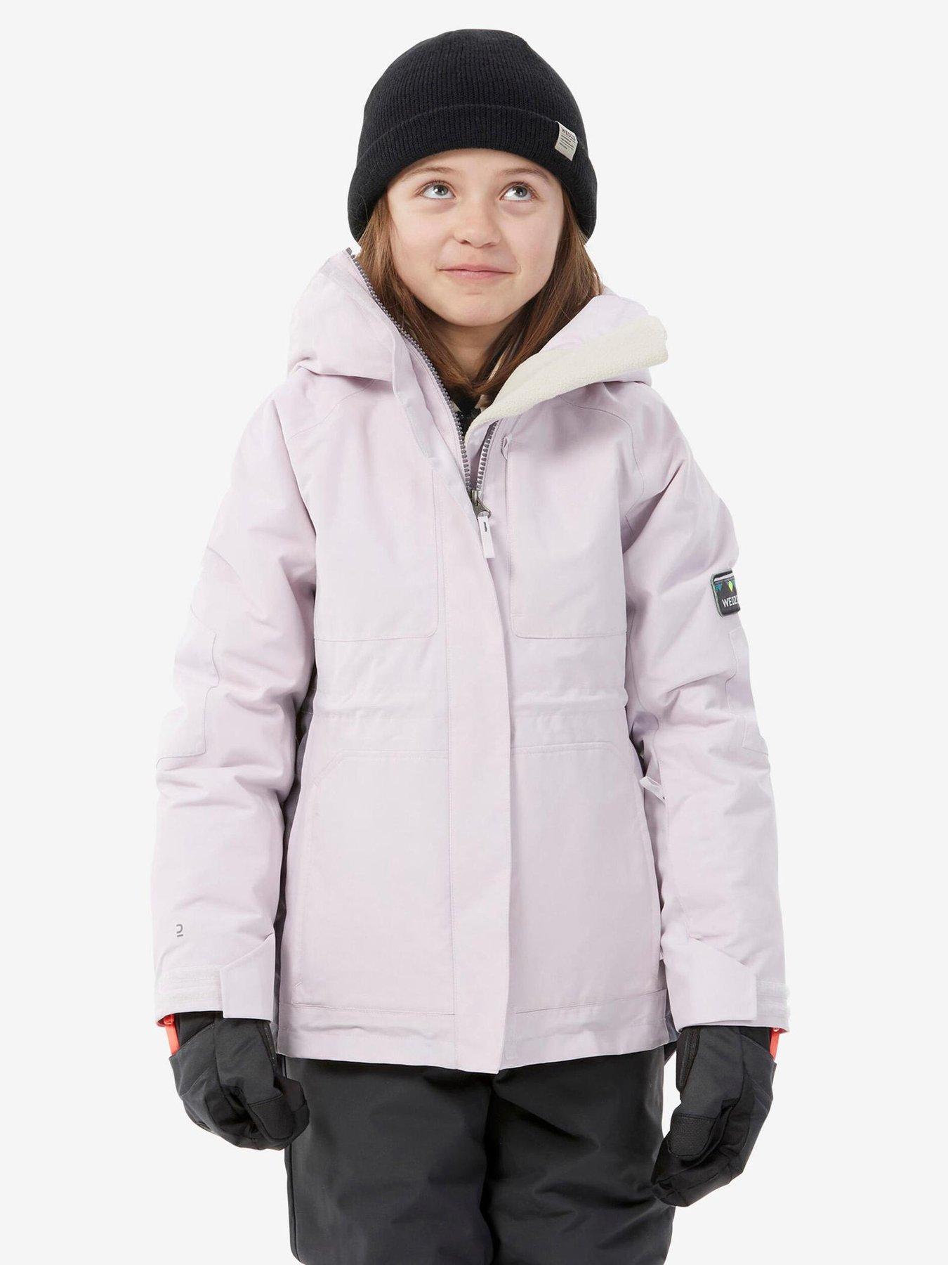 undefined Girls' 500 Snowboard Jacket - Light Grey