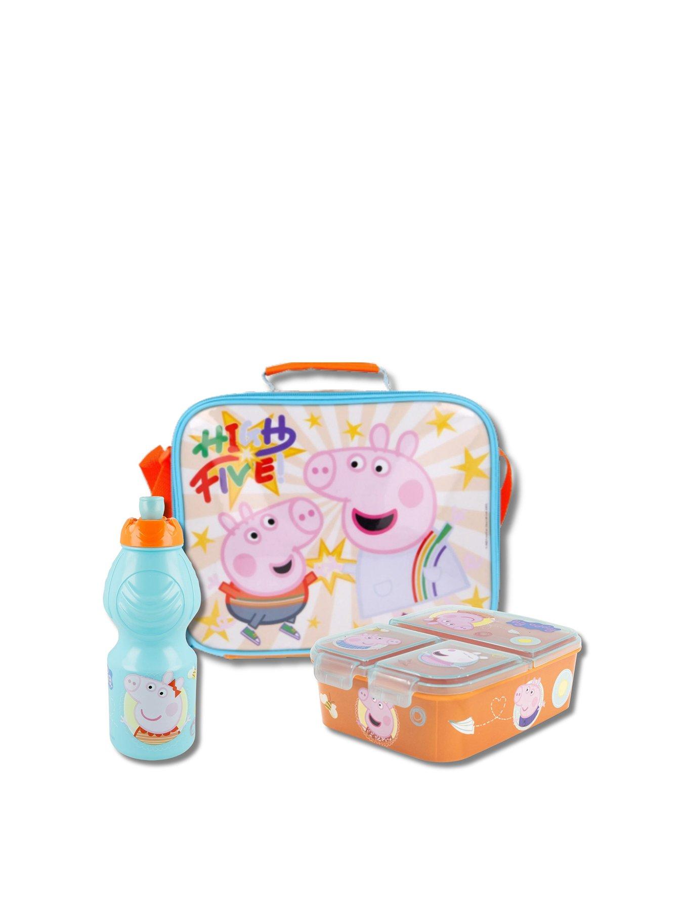 Product photograph of Peppa Pig Insulated Lunch Bag Set from very.co.uk