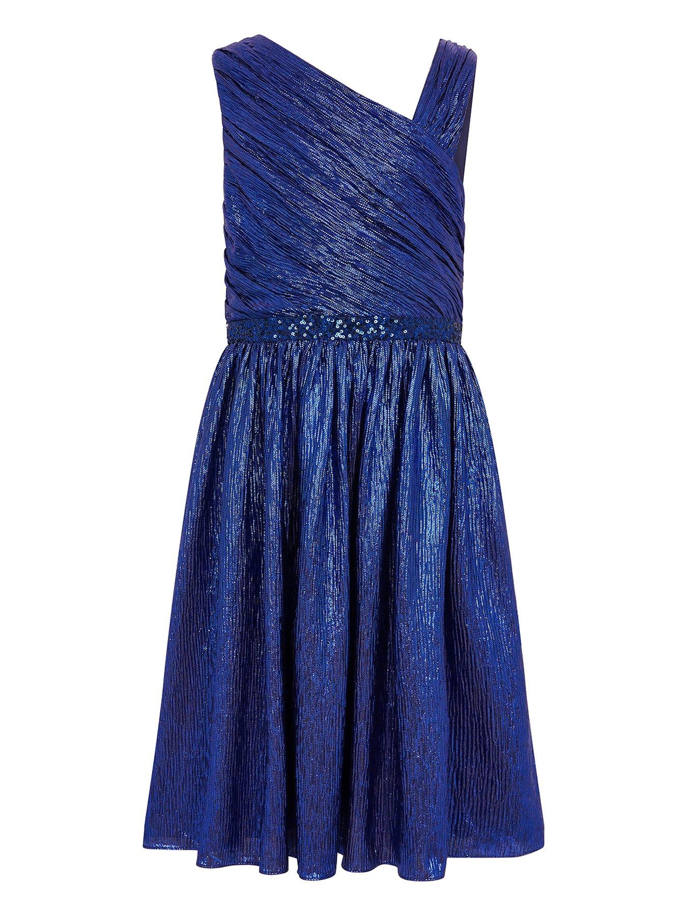 Monsoon blue girls dress deals