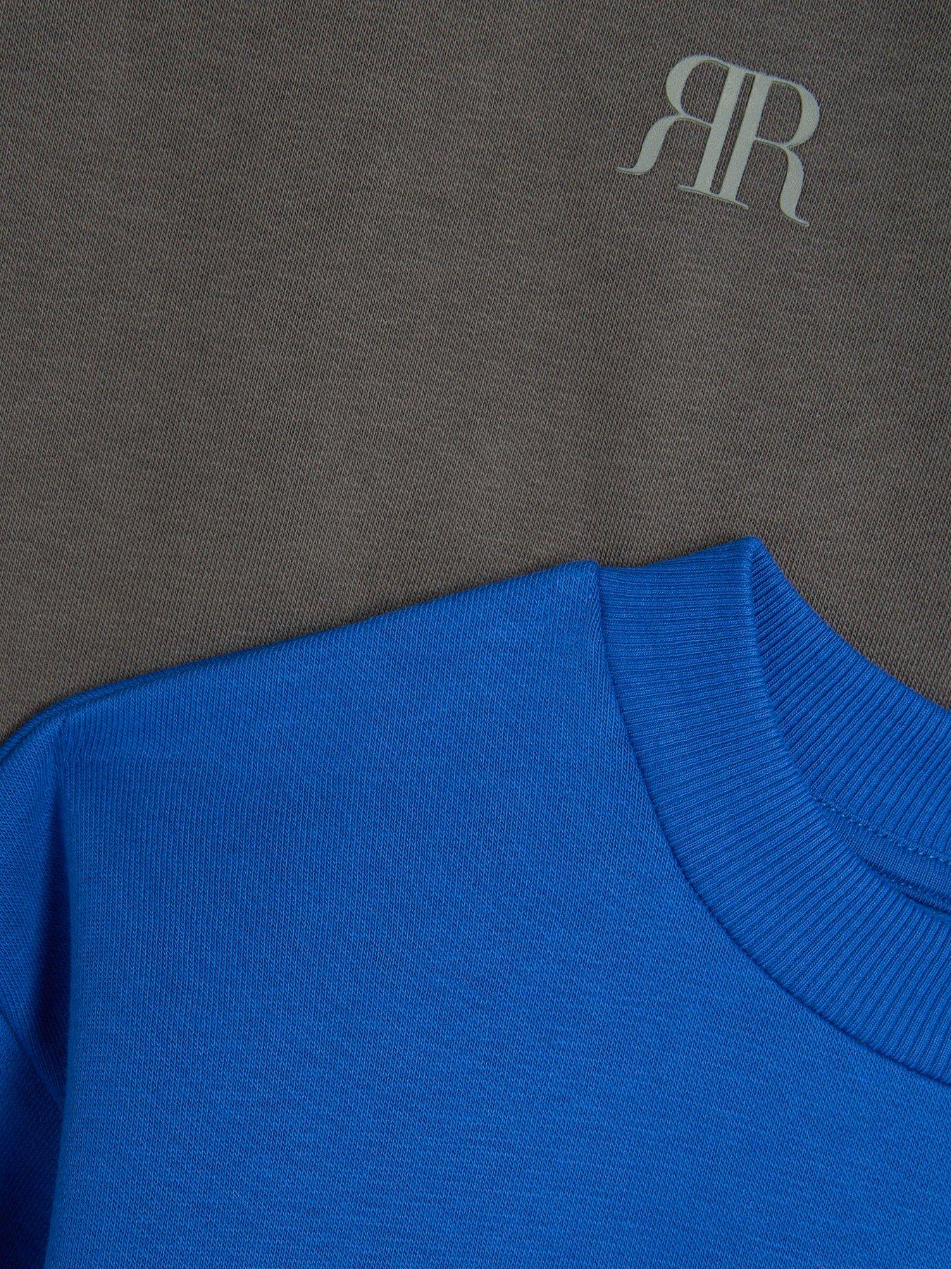 Sweat River Island Garçon Gris - Taille 13-14 Ans - Très Bon état
