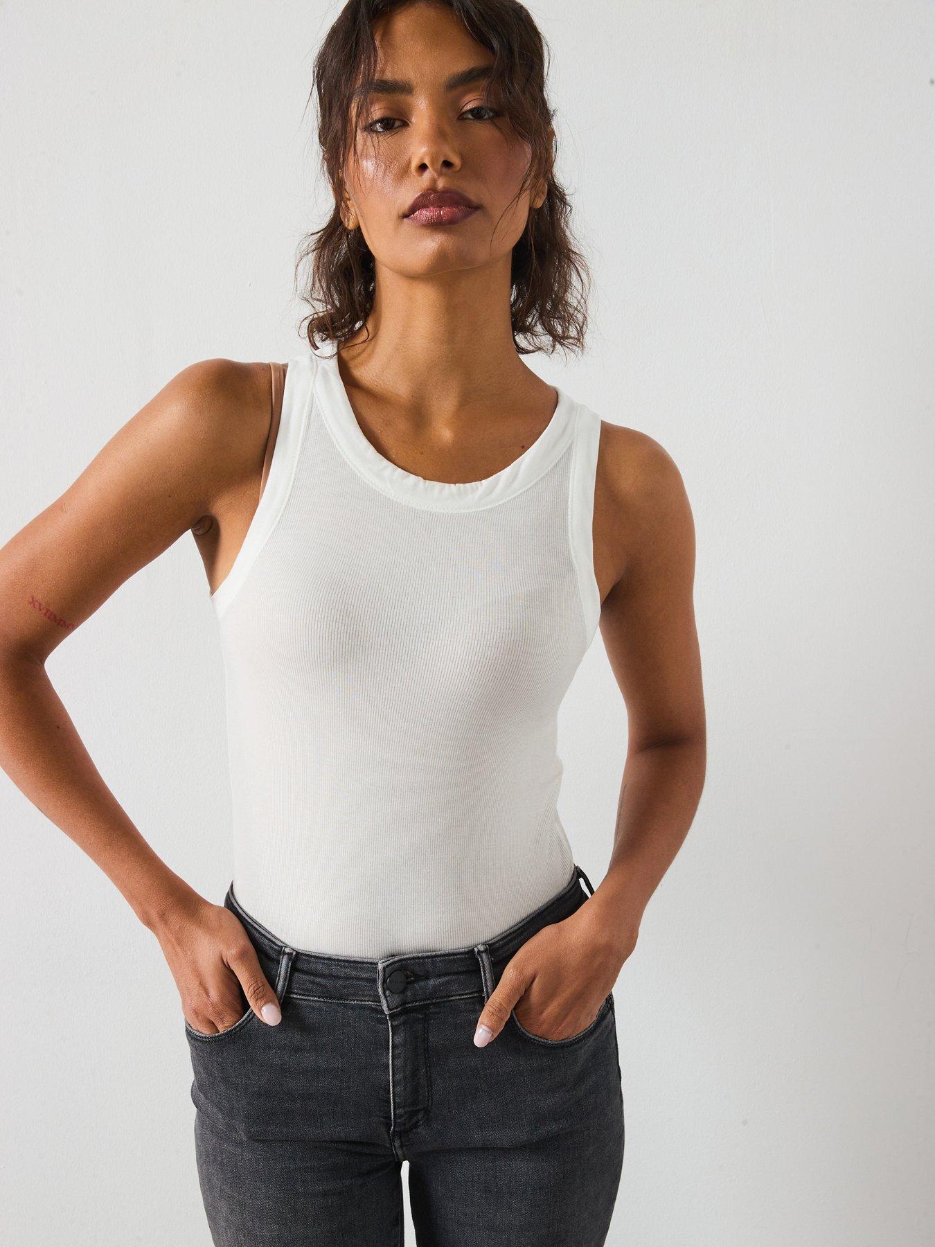 undefined Rina Tank - White