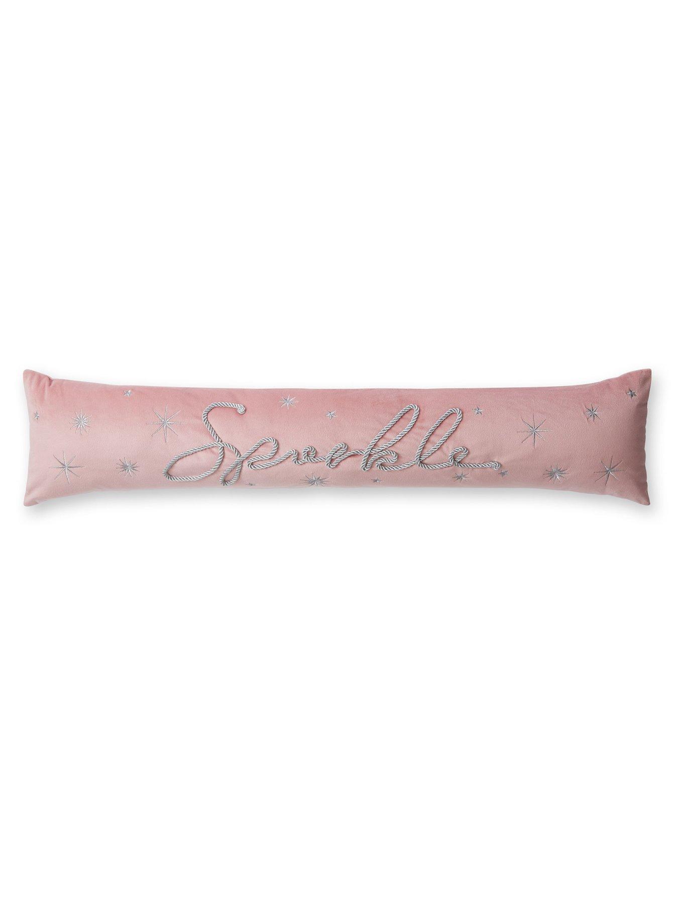 Catherine Lansfield Sparkle Christmas Draught Excluders- Blue