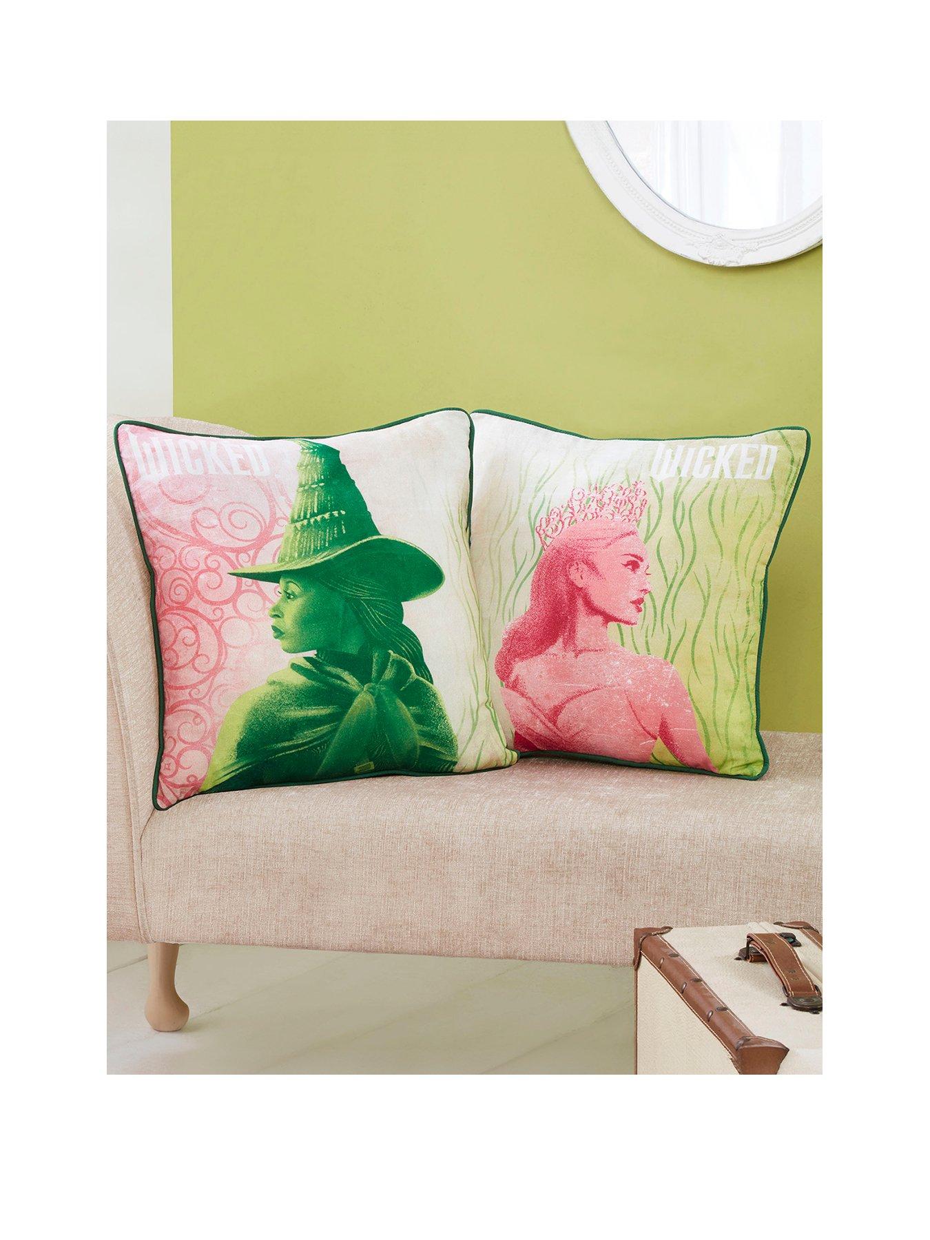 Wicked Glenda  &  Elphaba Cushion
