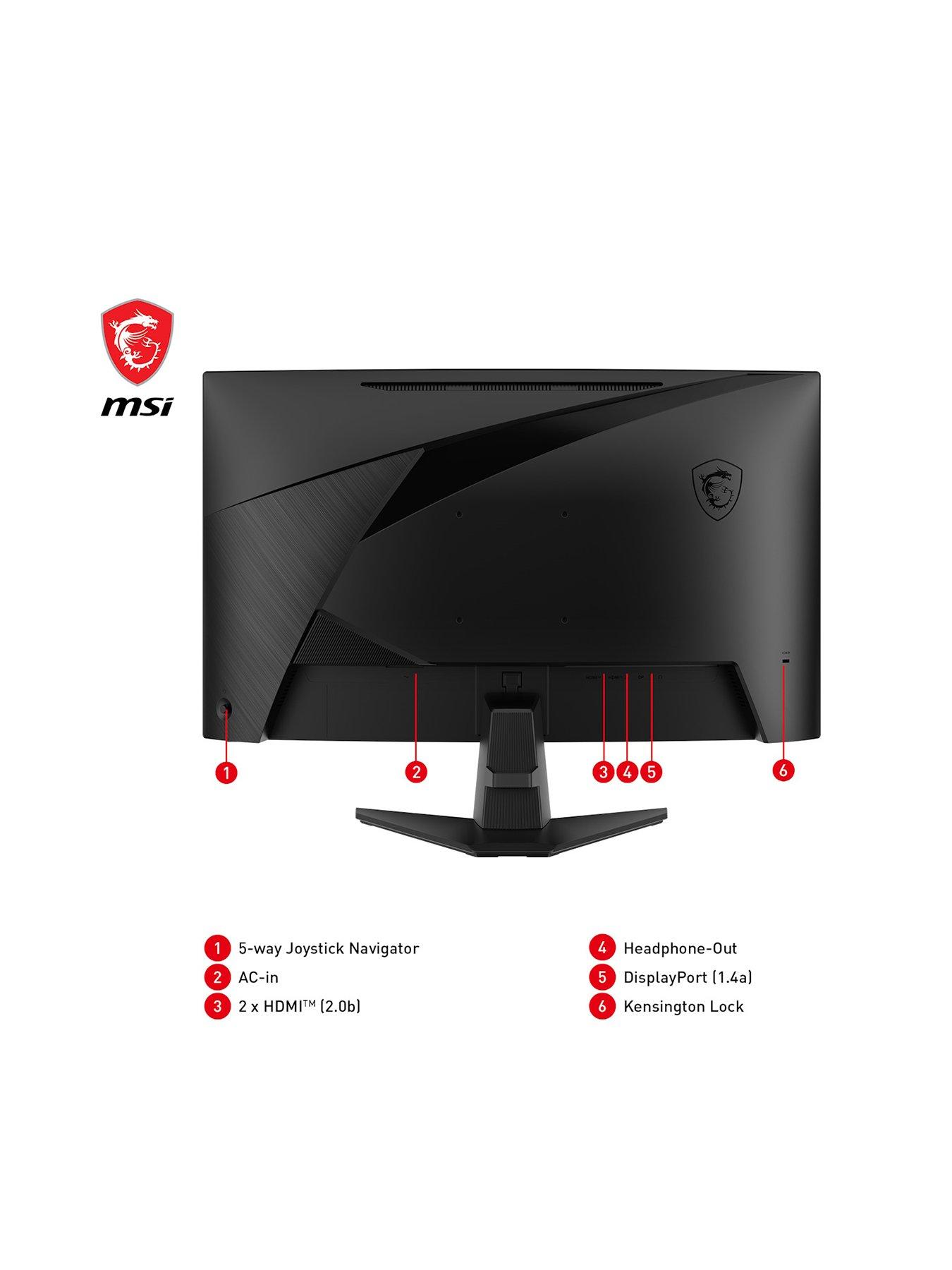 Image 2 of 7 of MSI MAG 27CQ6F 27-inch, WQHD, 180Hz, Adaptive-Sync Curved Gaming Monitor