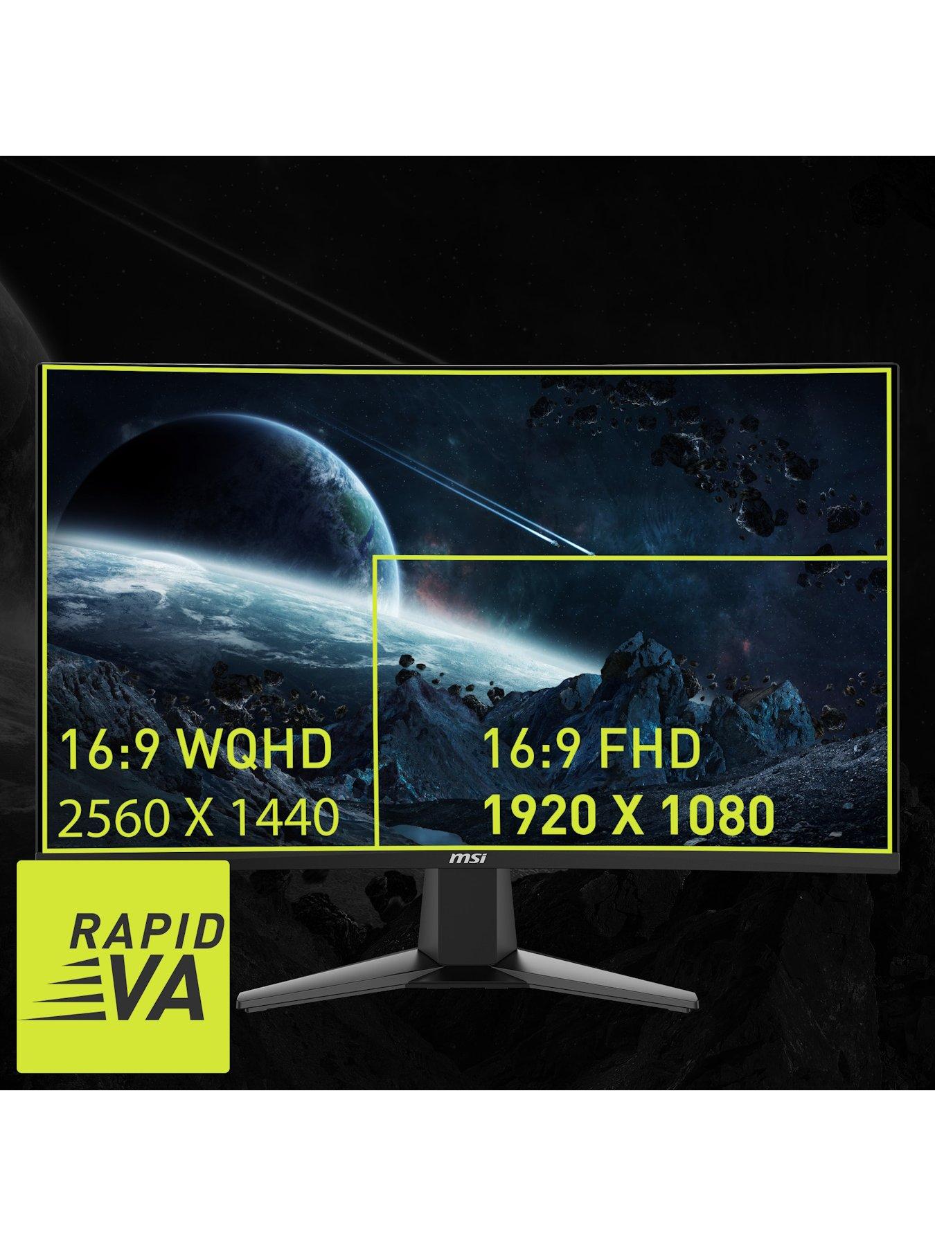 Image 5 of 7 of MSI MAG 27CQ6F 27-inch, WQHD, 180Hz, Adaptive-Sync Curved Gaming Monitor