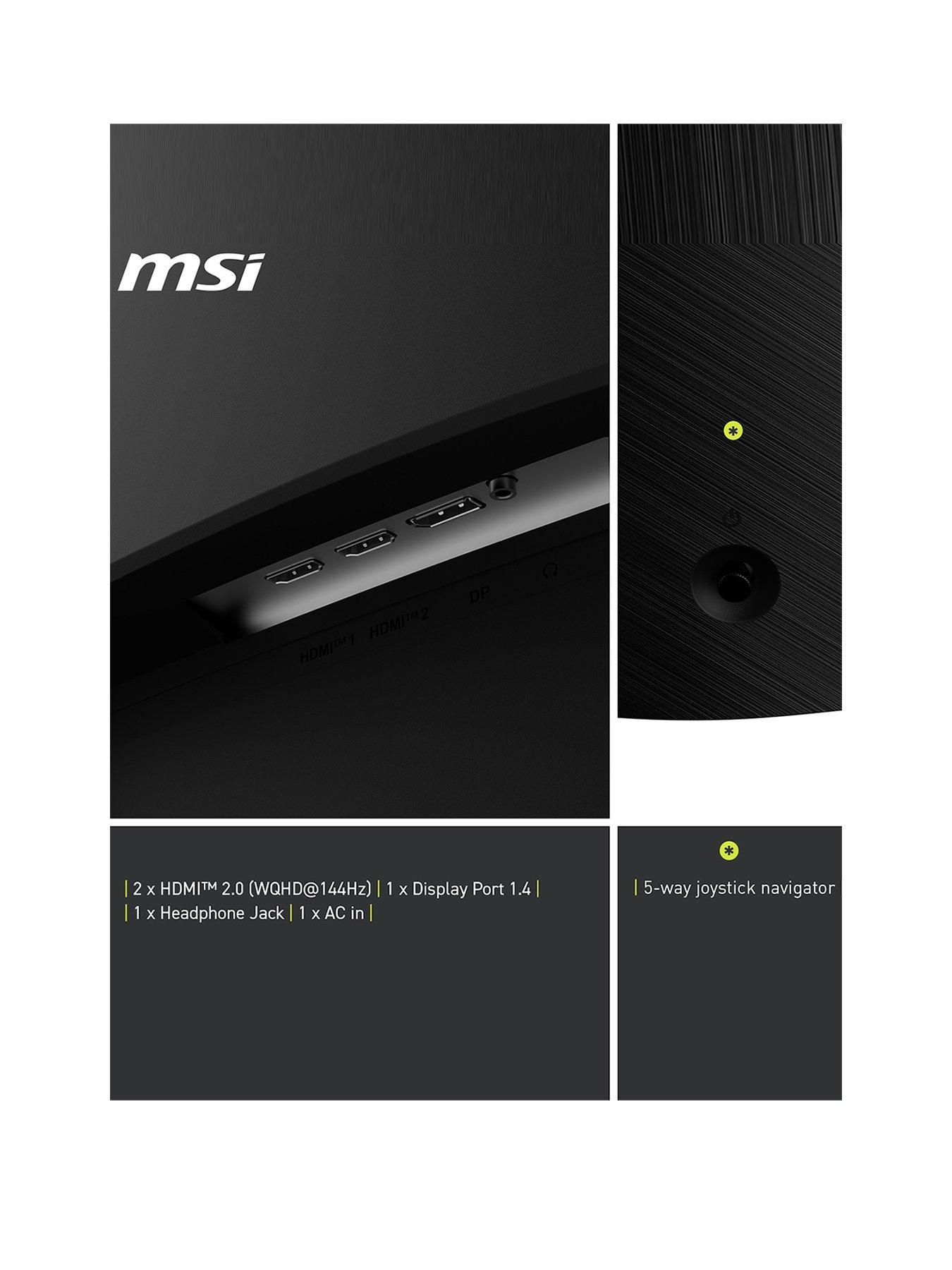 Image 2 of 7 of MSI MAG 32CQ6F 32-inch, WQHD, 180Hz, Adaptive-Sync Curved Gaming Monitor