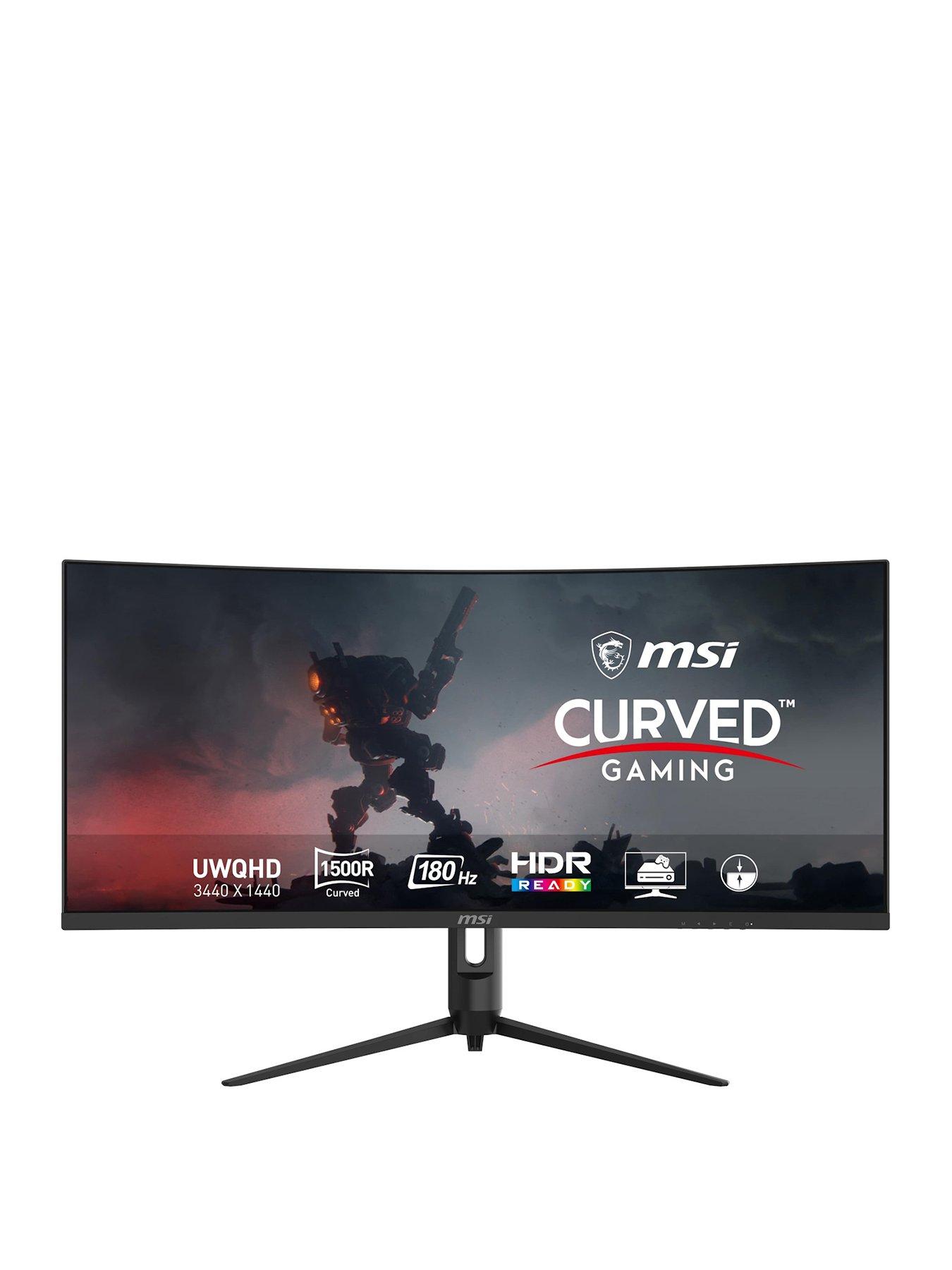 undefined MAG 342CQR E2 34-inch, UWQHD, 180Hz, Adaptive-Sync Curved Gaming Monitor