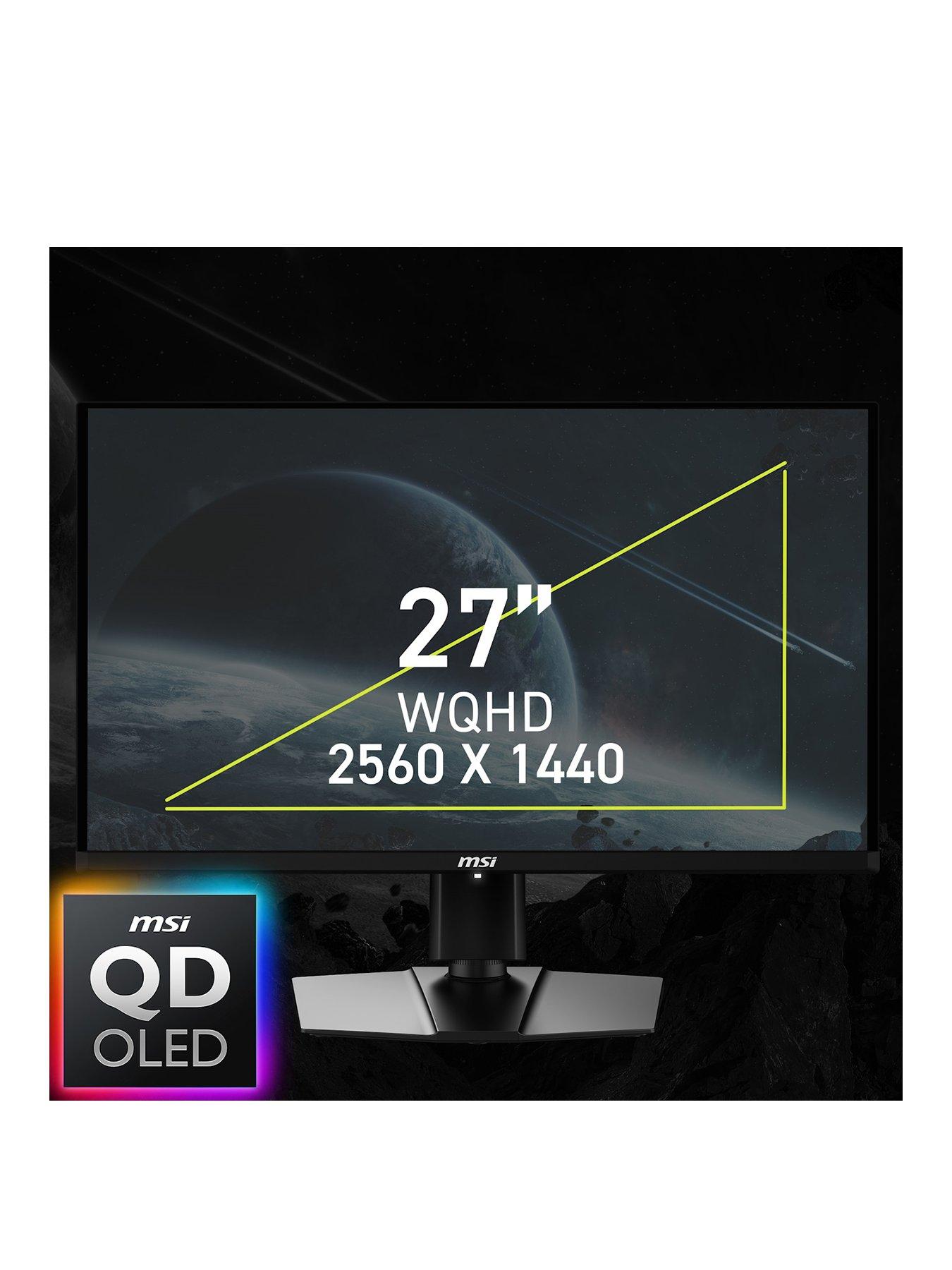 MSI MAG 271QPX QD-OLED E2 27-inch, WQHD, 240Hz, Adaptive-Sync Gaming ...