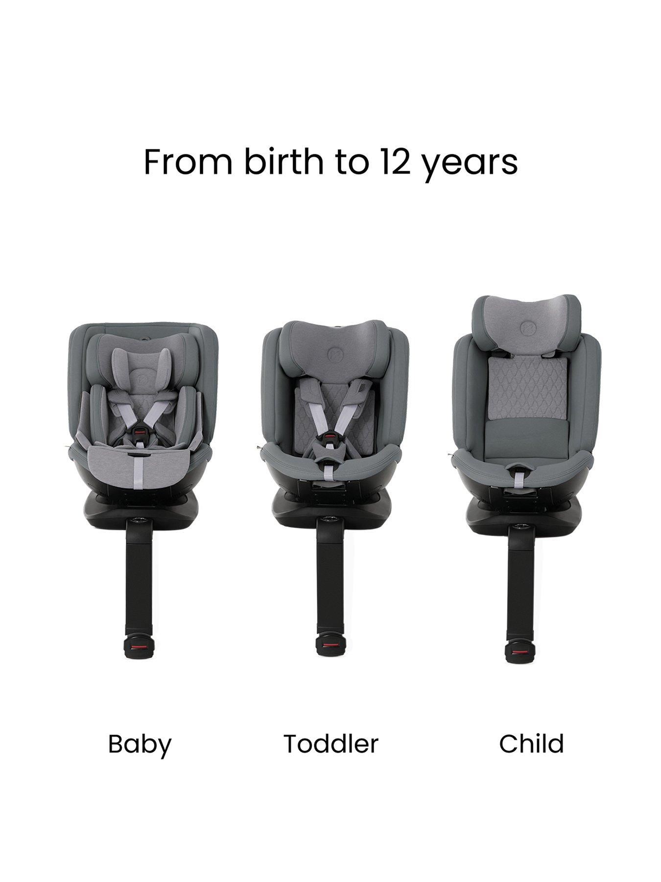 Image 2 of 8 of Silver Cross Motion 2 All Size 360 Car Seat - Glacier