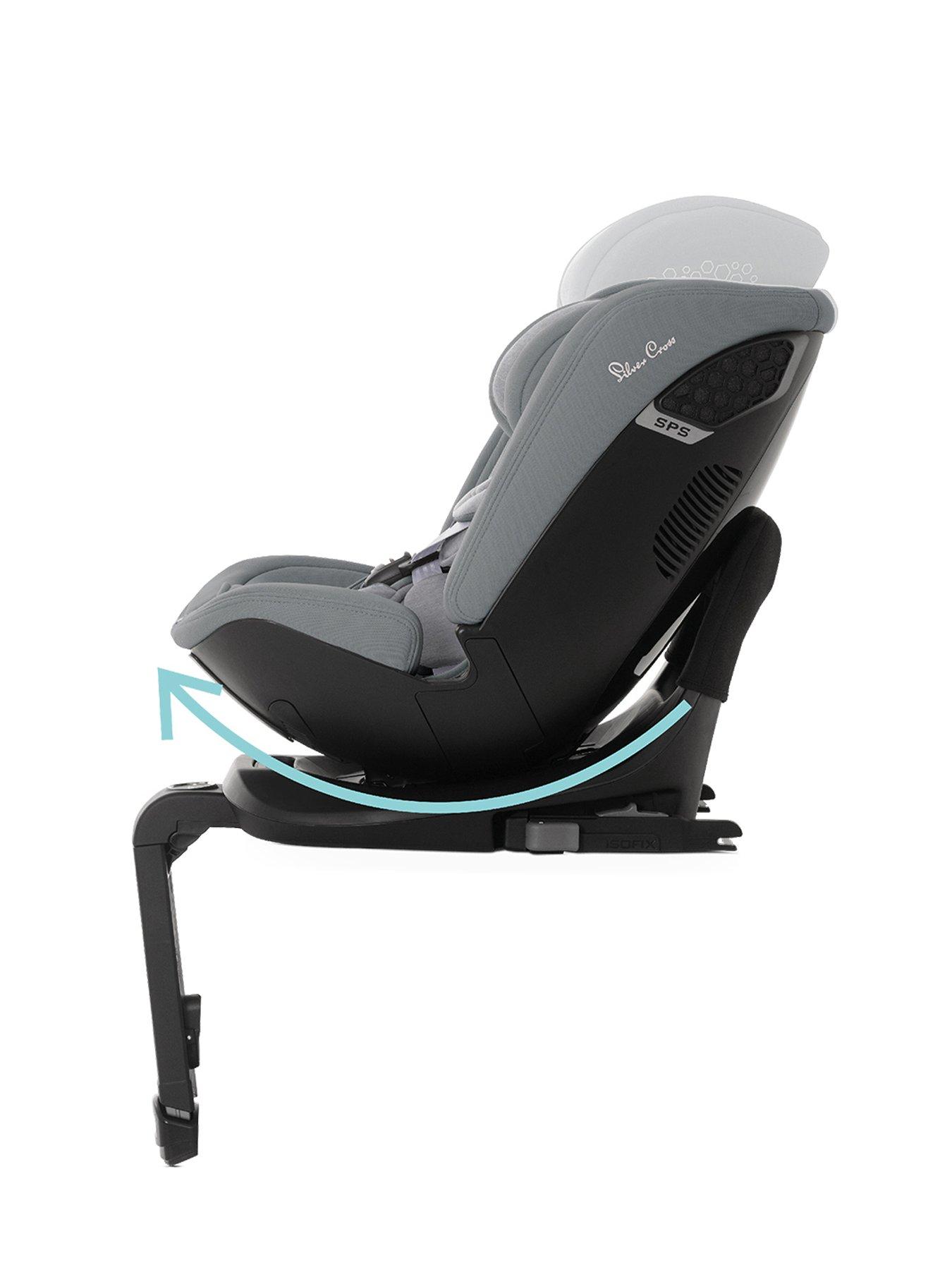 Image 4 of 8 of Silver Cross Motion 2 All Size 360 Car Seat - Glacier