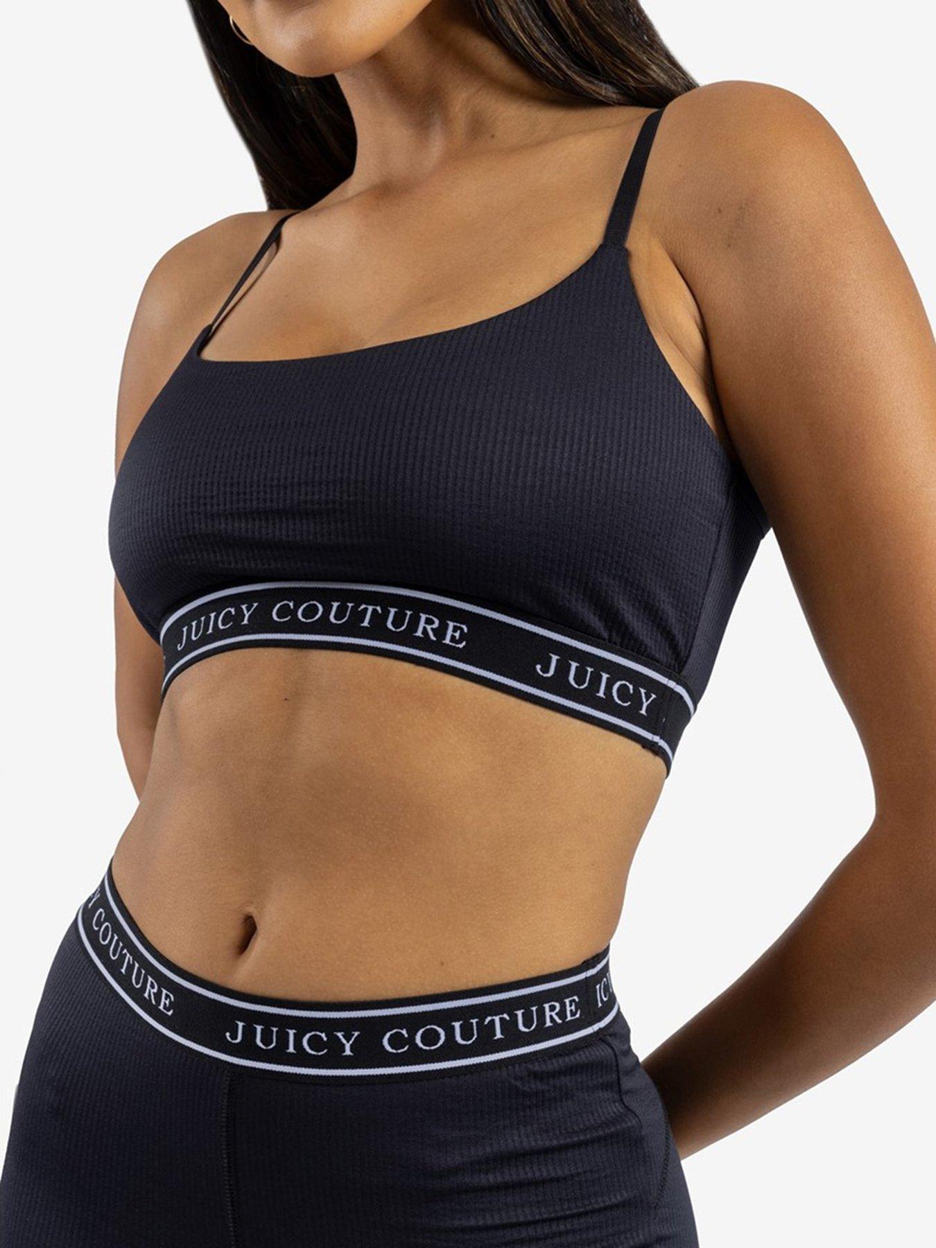 Image 4 of 5 of Juicy Couture Bowie Sport Bralette - Black