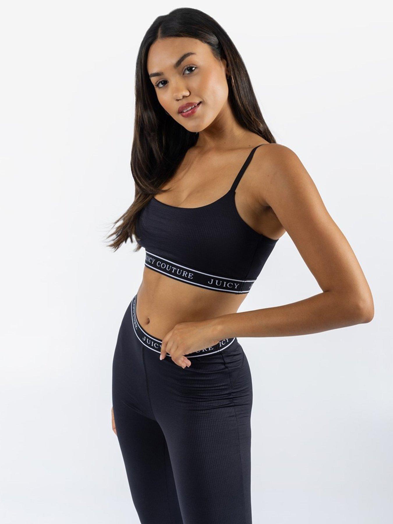 Image 5 of 5 of Juicy Couture Bowie Sport Bralette - Black