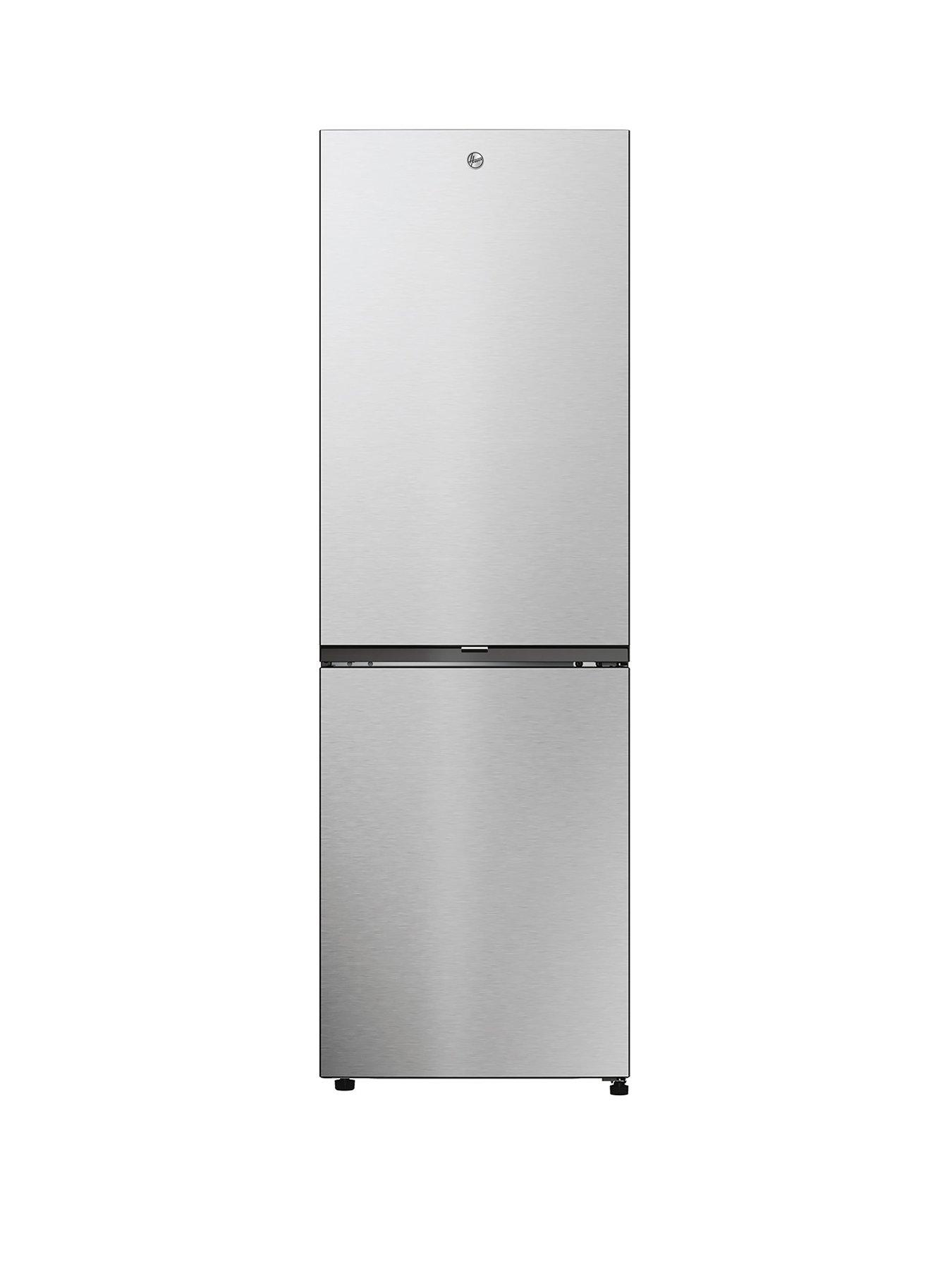 Hoover H-COMBI 300 HONCQ2T618EXK 60/40 No Frost Fridge Freezer, E Rated - Stainless Steel Effect
