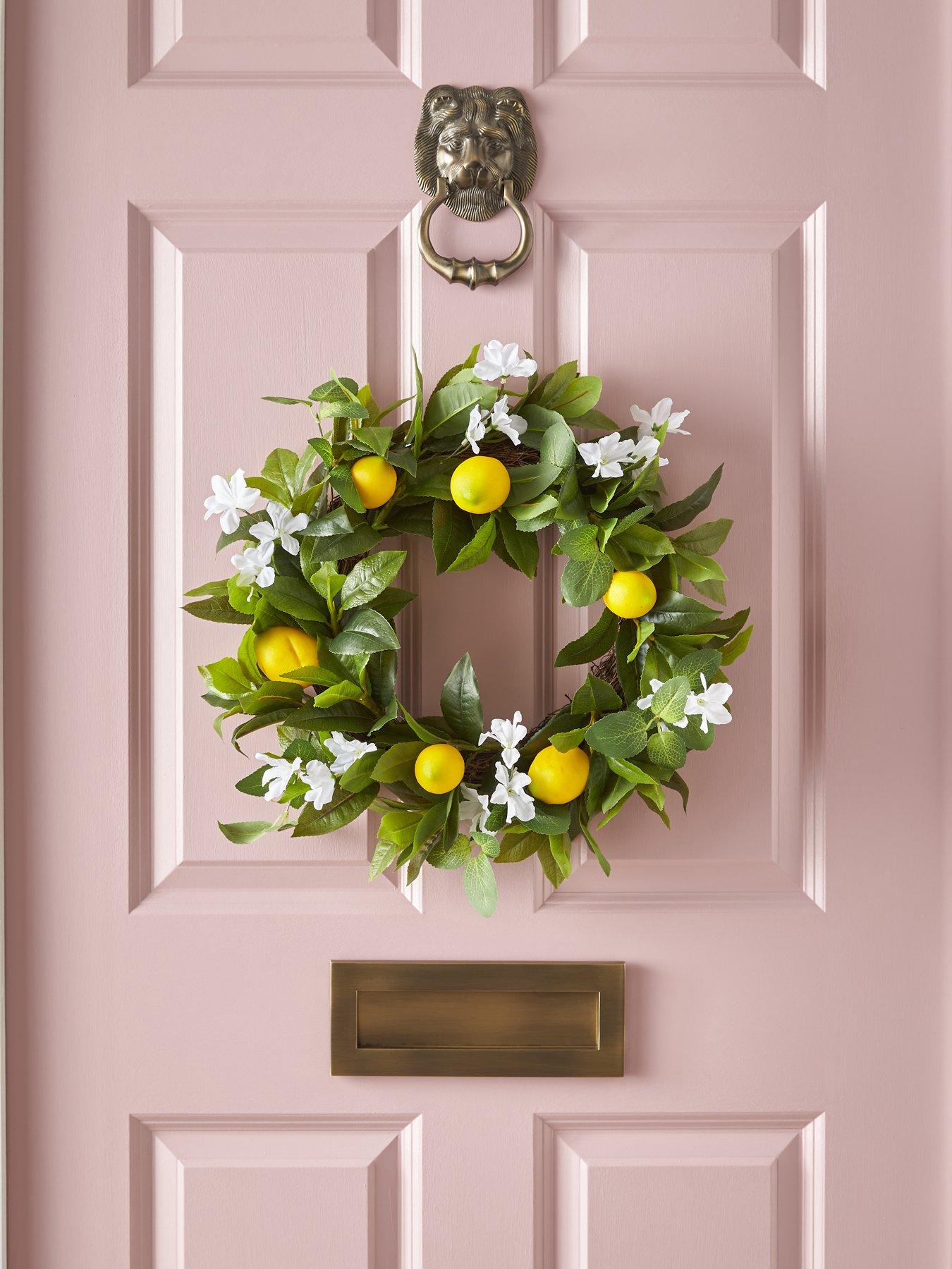 Image 1 of 4 of The Very Collection Lemon Wreath