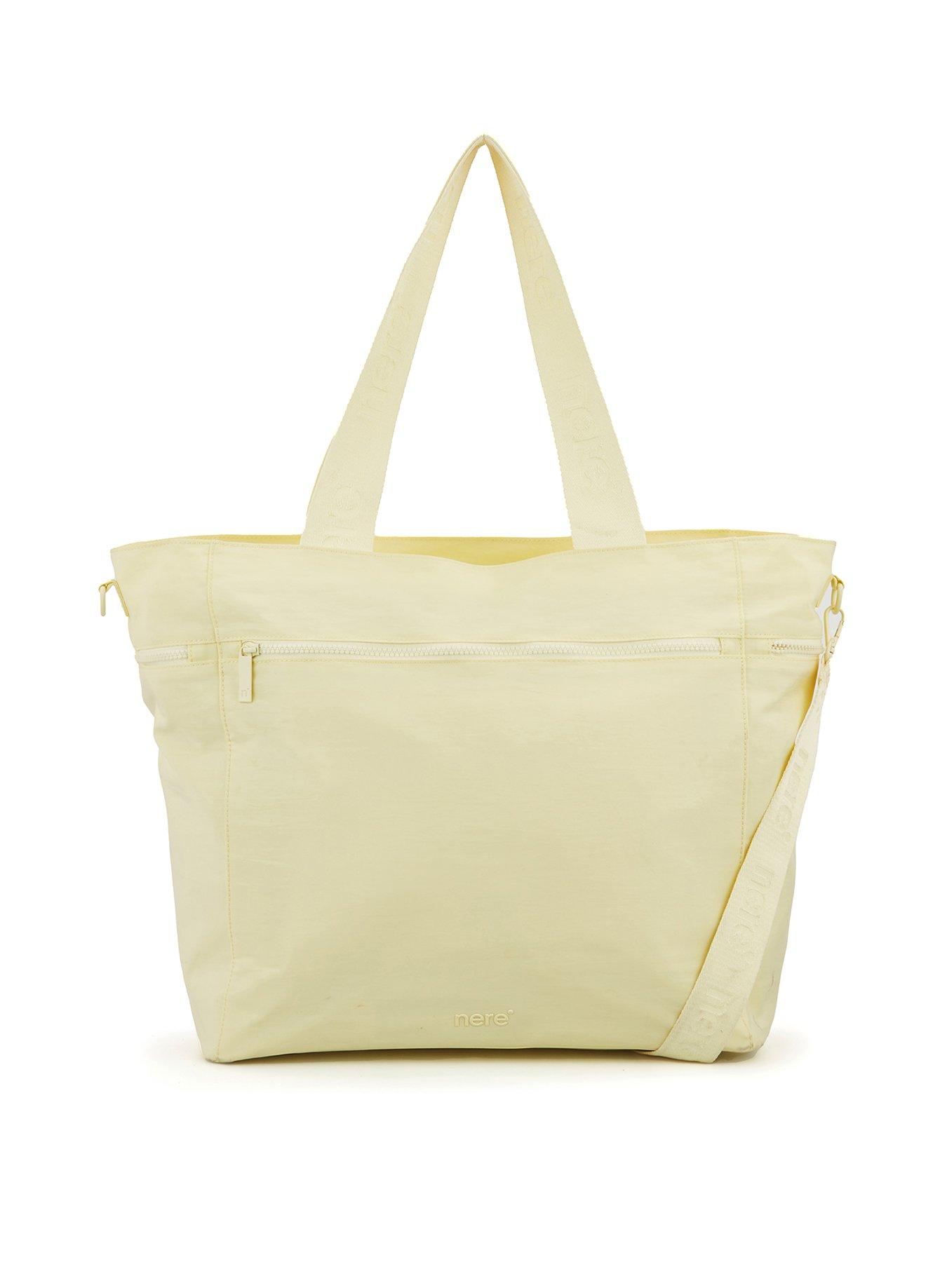 Nere BONDI NYLON LARGE TOTE BAG PannaCotta