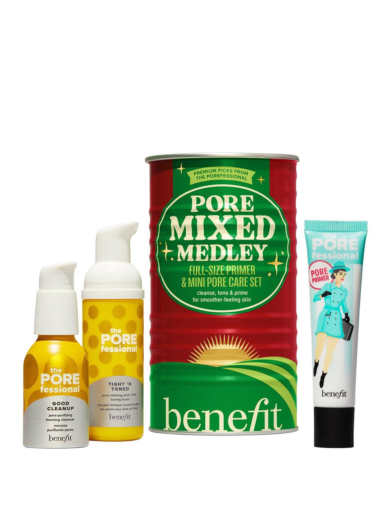 undefined Pore Mixed Medley Mini Porefessional Primer, Good Cleanup Cleanser  &  Tight N Toned Toner (Worth £64.83