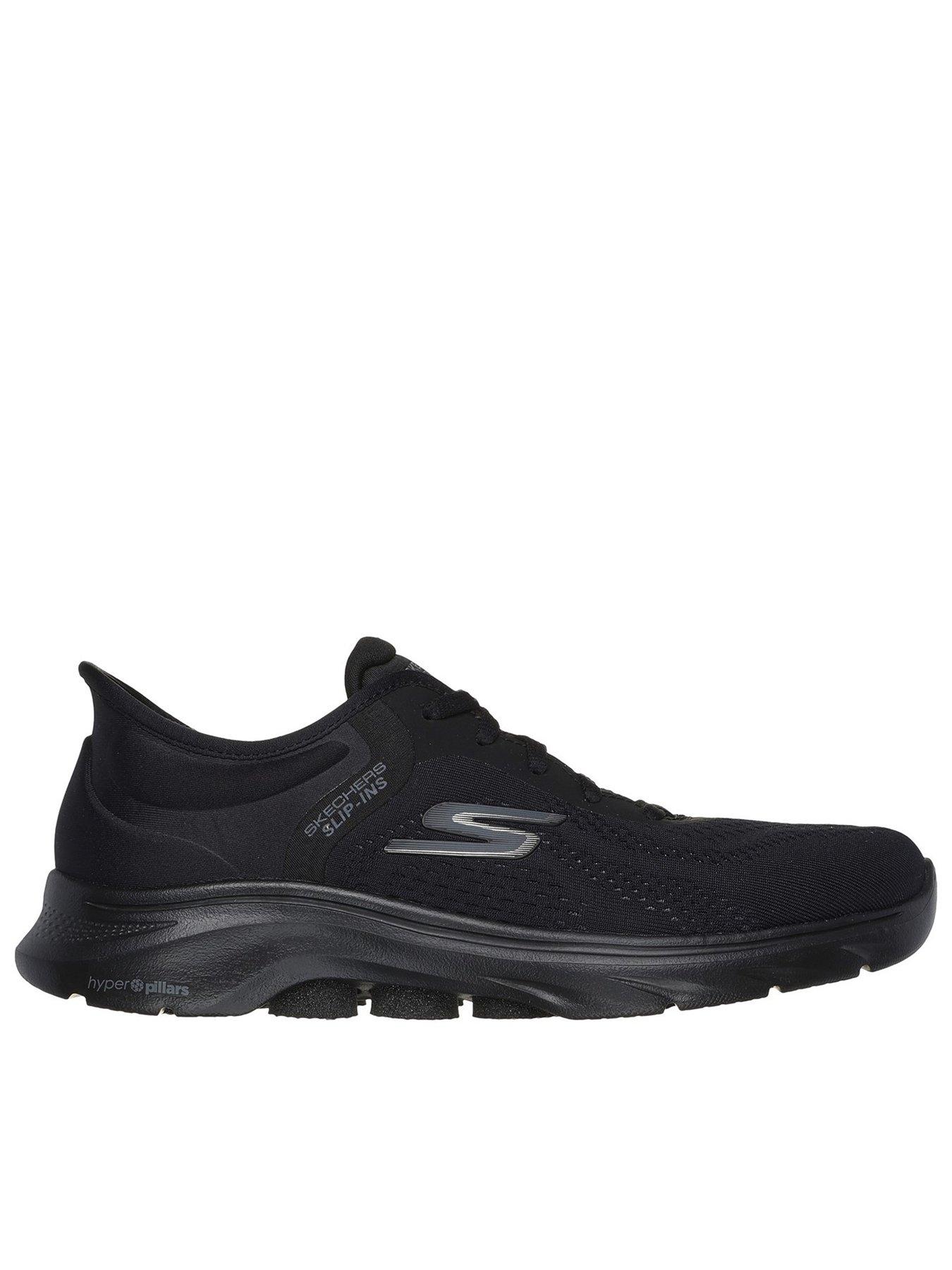 Black sketcher trainers hotsell