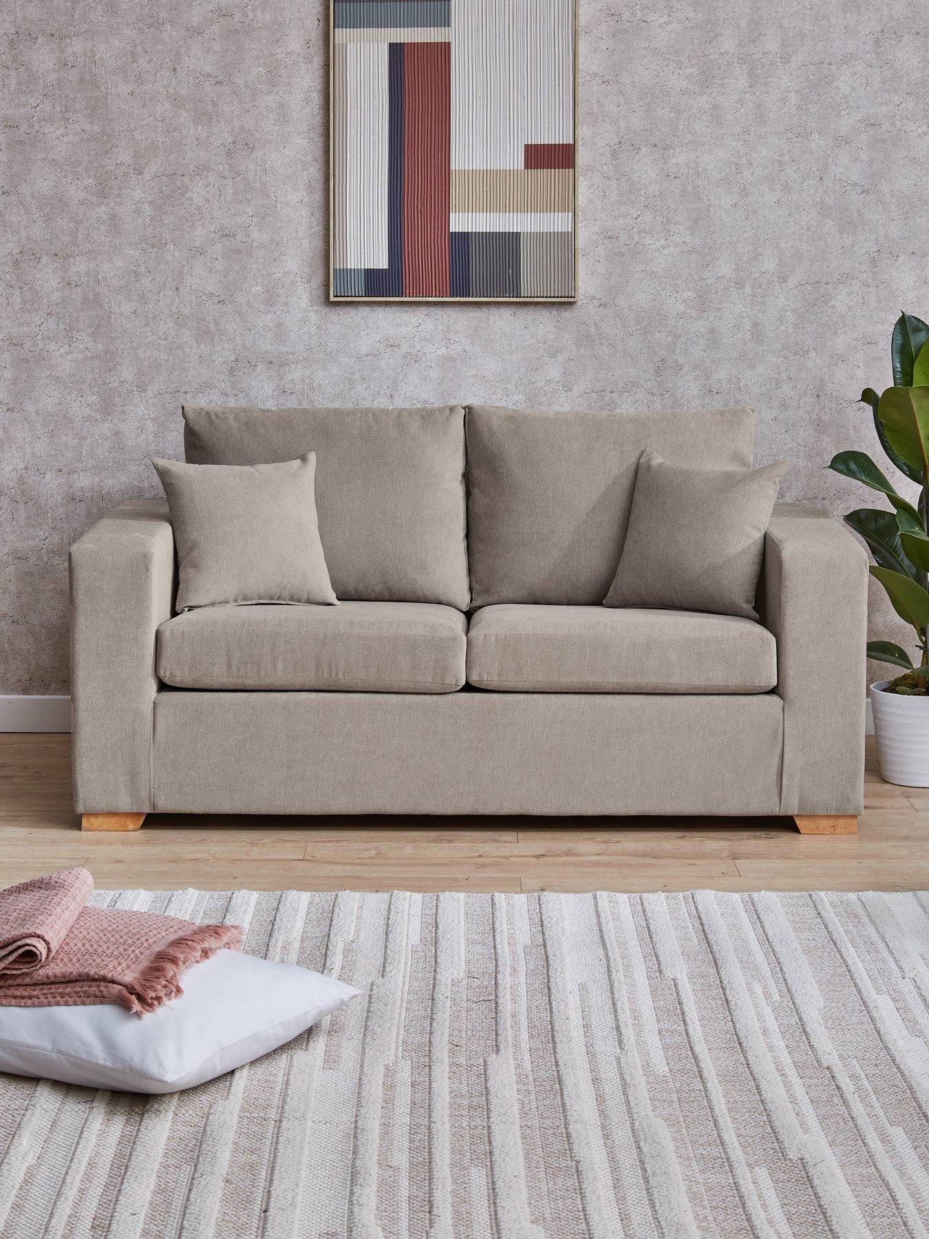 undefined Valencia Fabric 3 Seater Sofa Bed