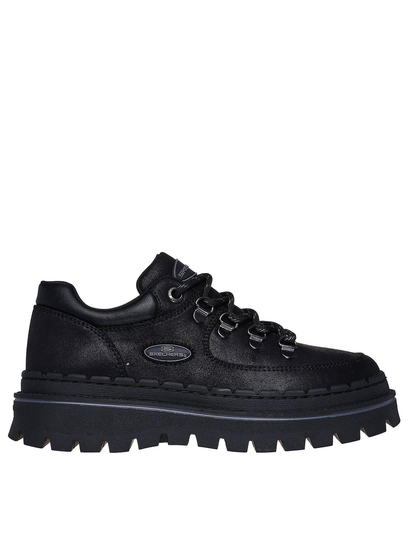 Skechers jammers black on sale