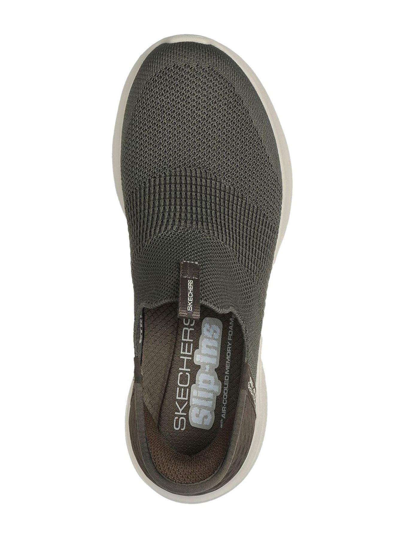 Skechers Ultra Flex 3.0 Cozy Streak Slip In Knit Trainer Wine Very