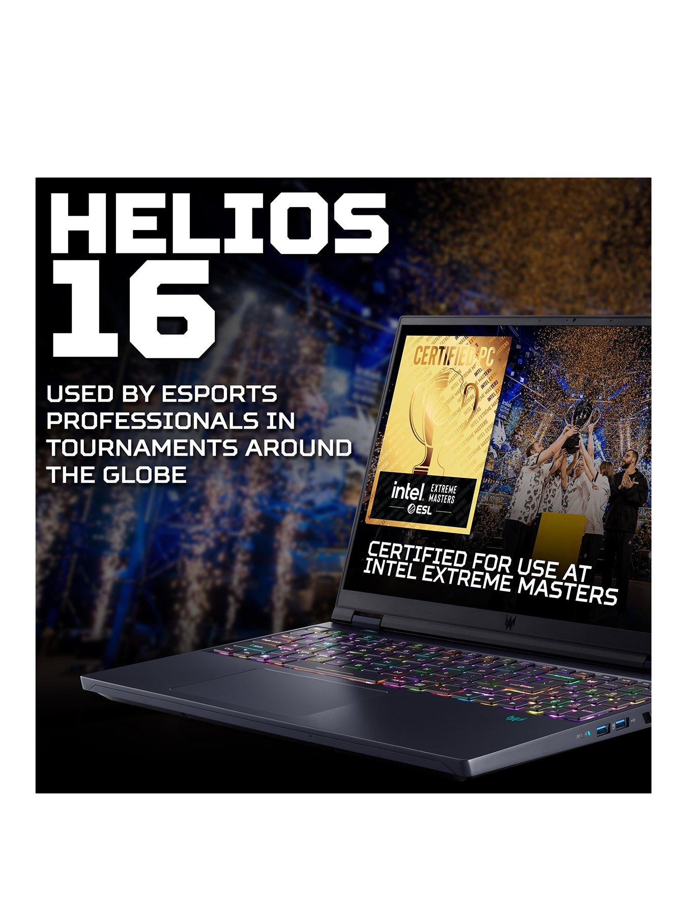 Image 2 of 8 of Acer Predator Helios Gaming Laptop - GeForce RTX 4080 - Intel Core i9-14900HX - 16GB RAM - 1TB SSD - 16in - Black