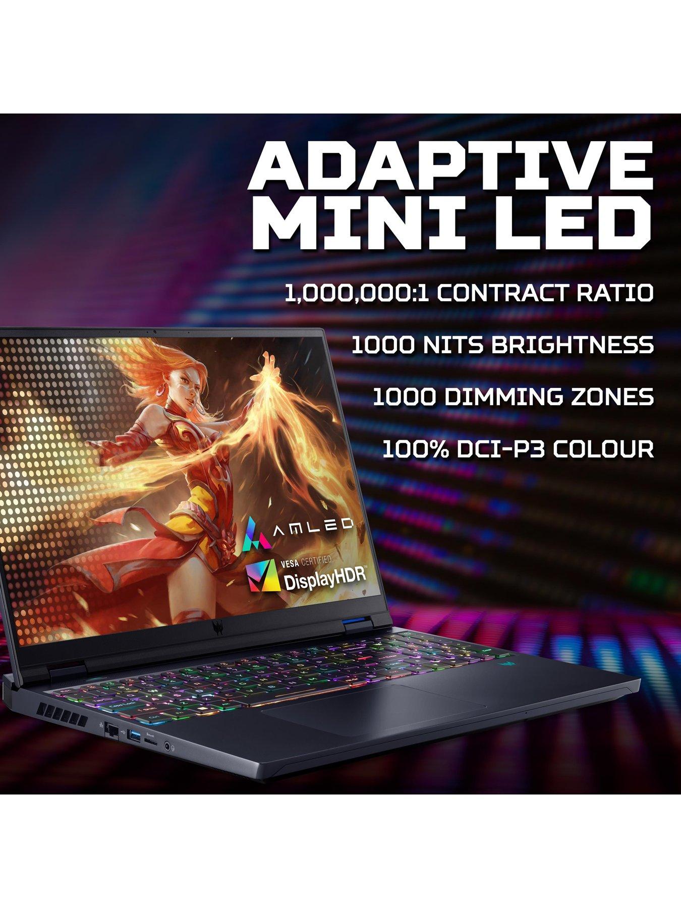 Image 5 of 8 of Acer Predator Helios Gaming Laptop - GeForce RTX 4080 - Intel Core i9-14900HX - 16GB RAM - 1TB SSD - 16in - Black