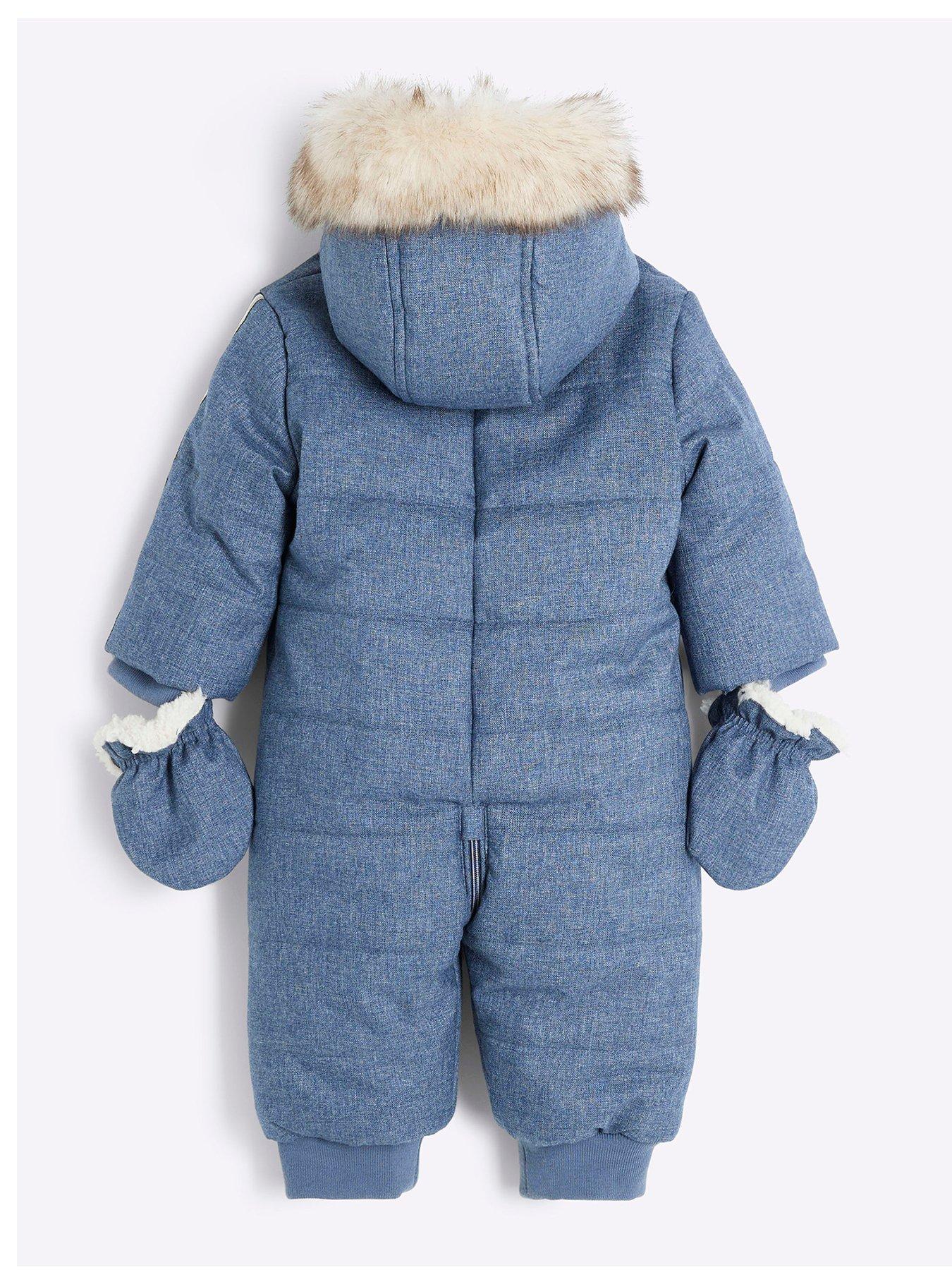River island baby boy snowsuit store