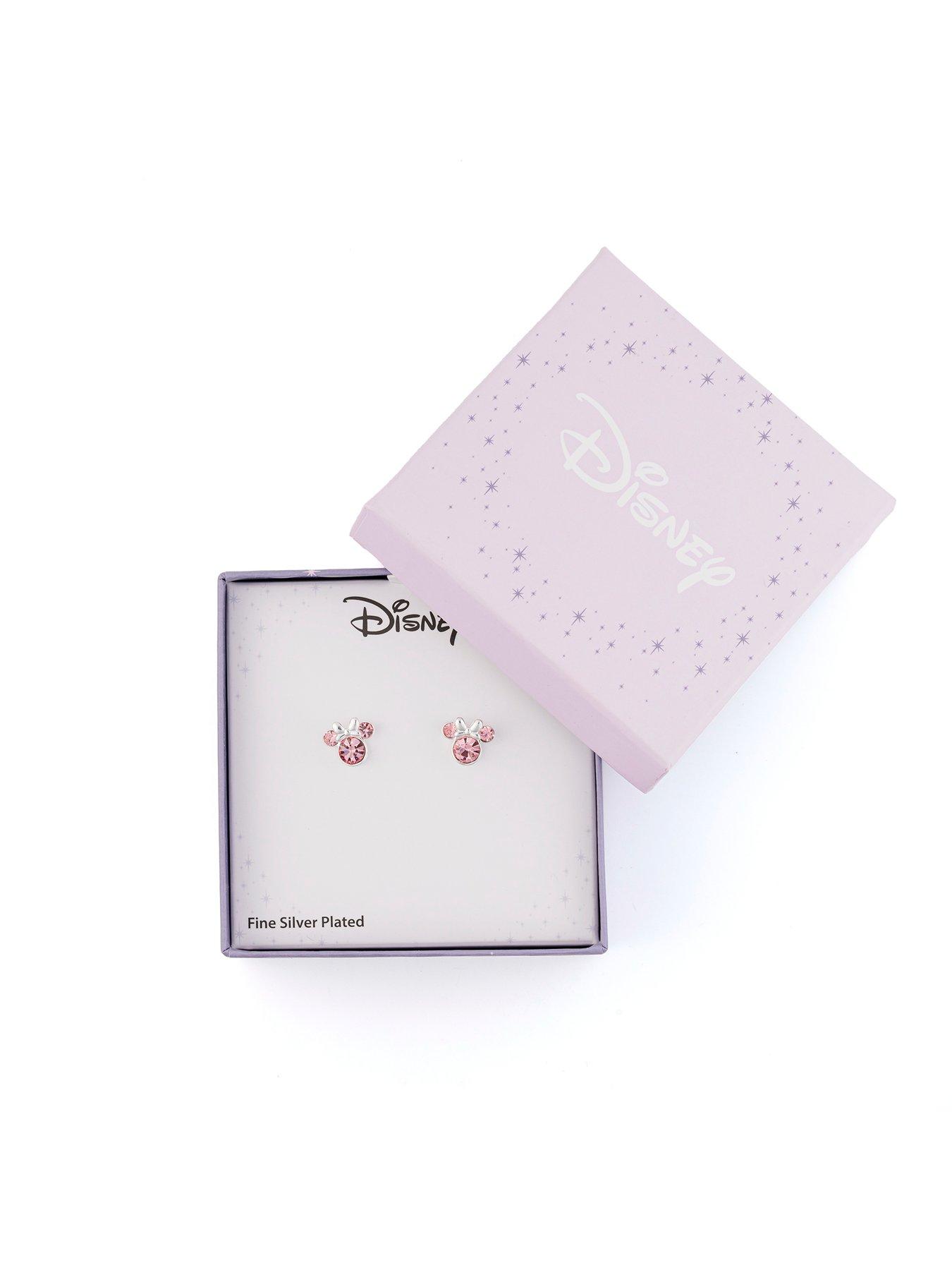 Image 4 of 4 of Disney Minnie Mouse Pink Bow Earrings