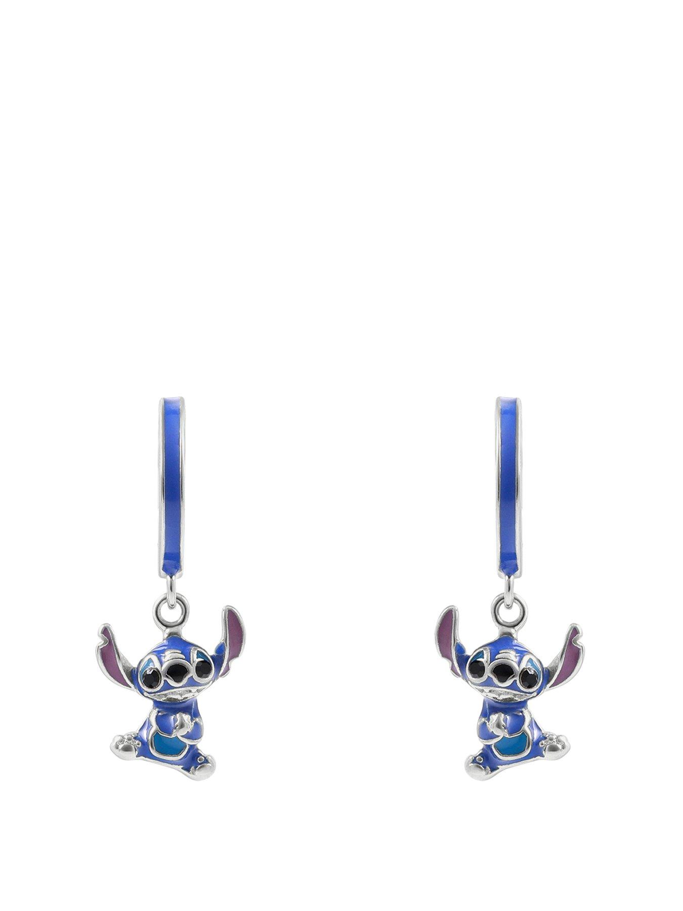 Product photograph of Disney Stitch Huggie Earrings from very.co.uk