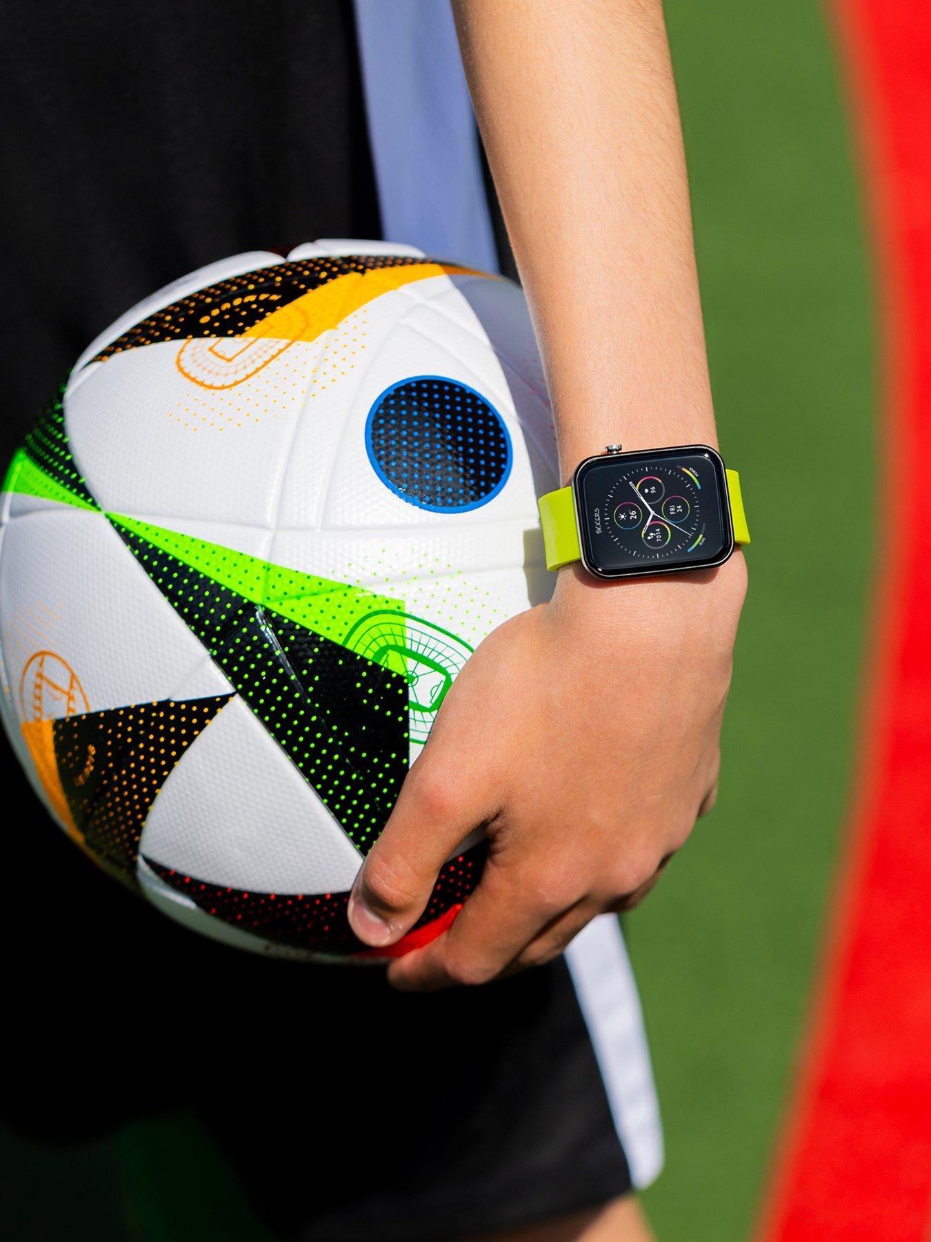 Image 2 of 6 of Tikkers Smart Series 13 Green Silicone Strap Smart Watch