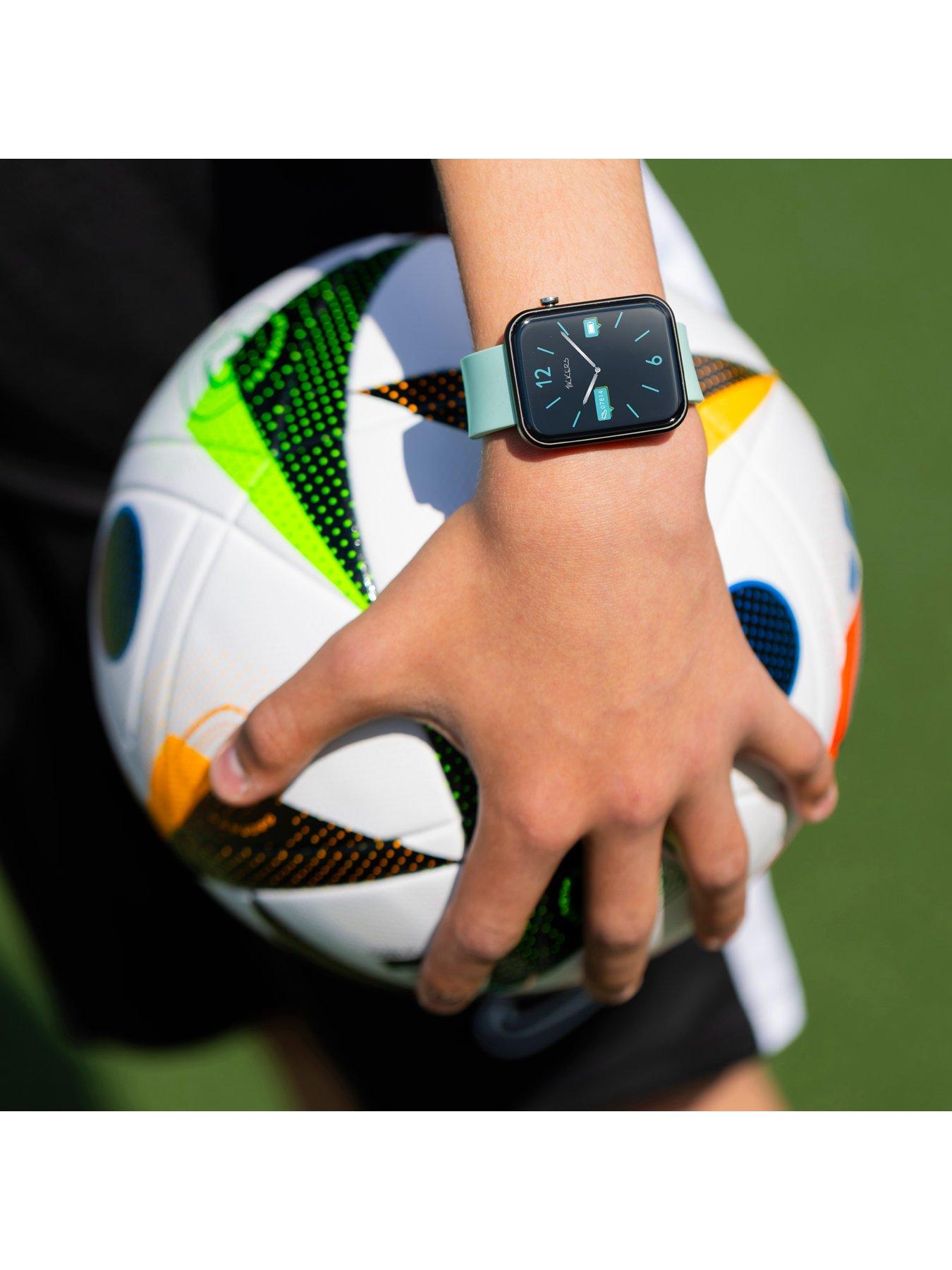 Image 2 of 6 of Tikkers Smart Series 13 Blue Silicone Strap Smart Watch
