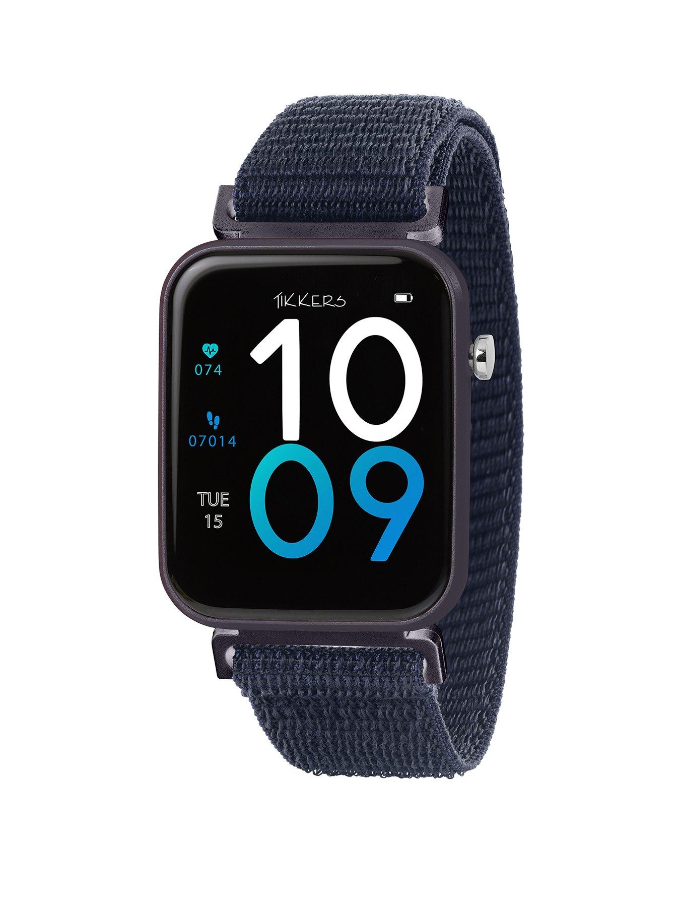 undefined Smart Series 13 Navy Riptape Strap Smart watch