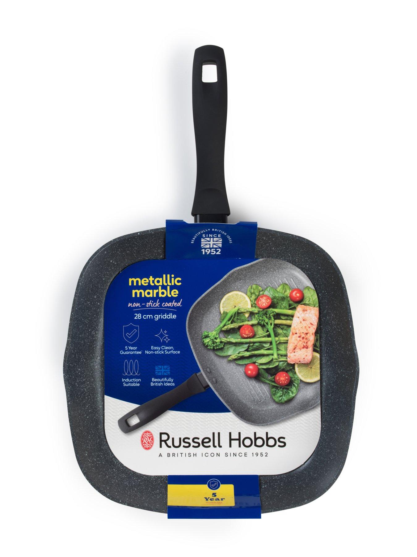 Image 6 of 6 of Russell Hobbs Metallic Marble 28cm Griddle Pan