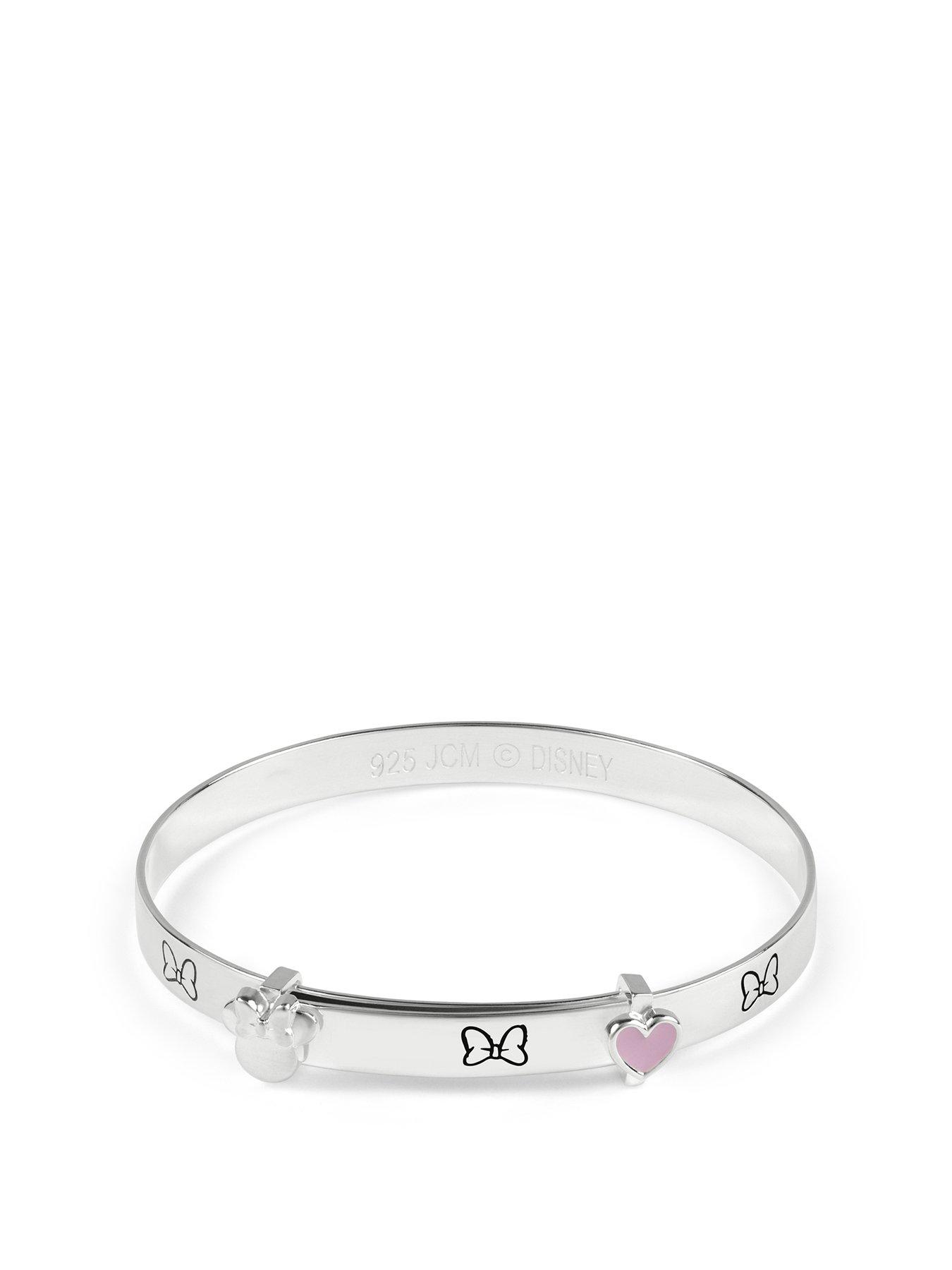 Product photograph of Disney Minnie Mouse Bangle from very.co.uk