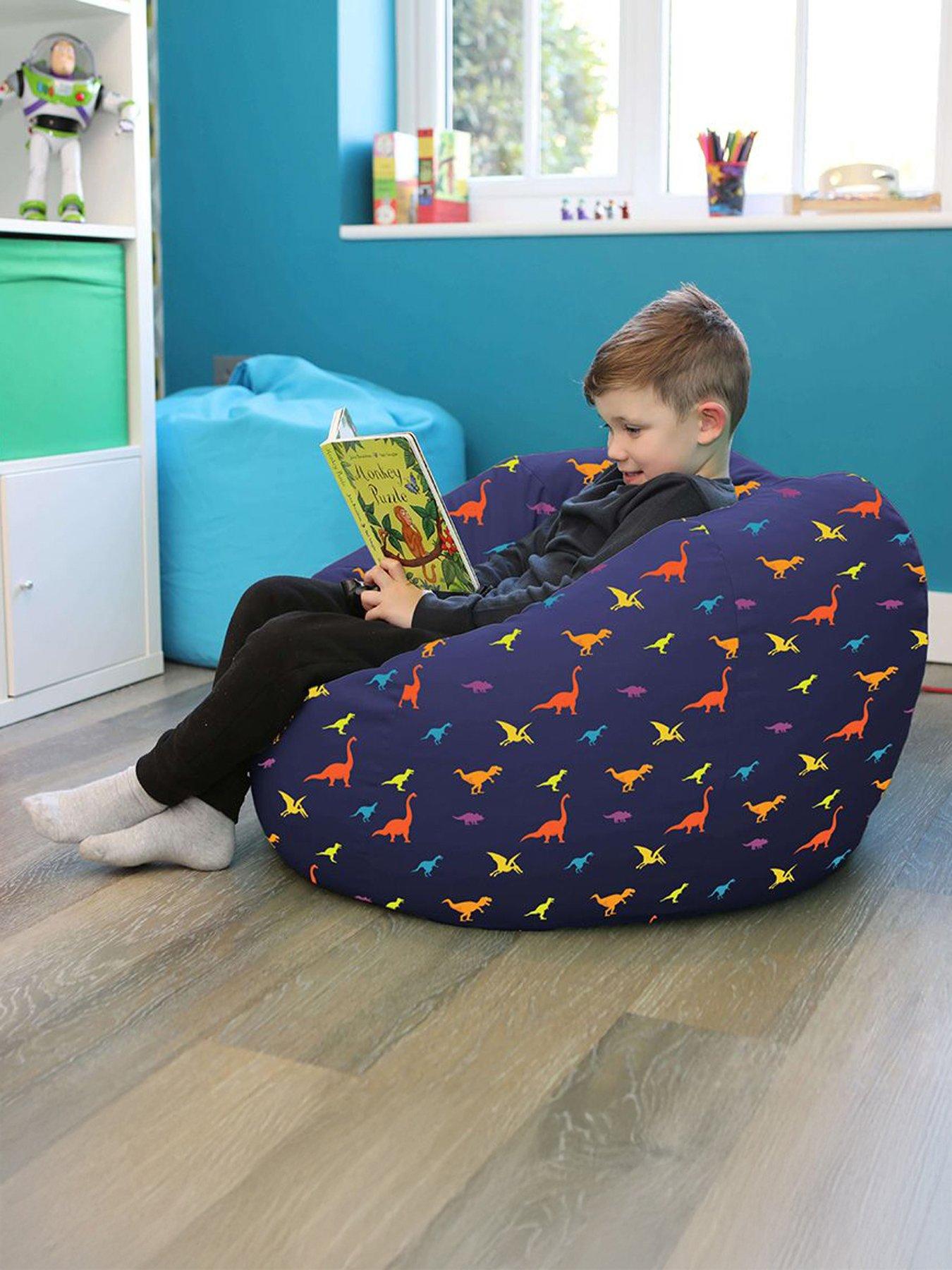 rucomfy Dinosaur Classic Round Children's Beanbag