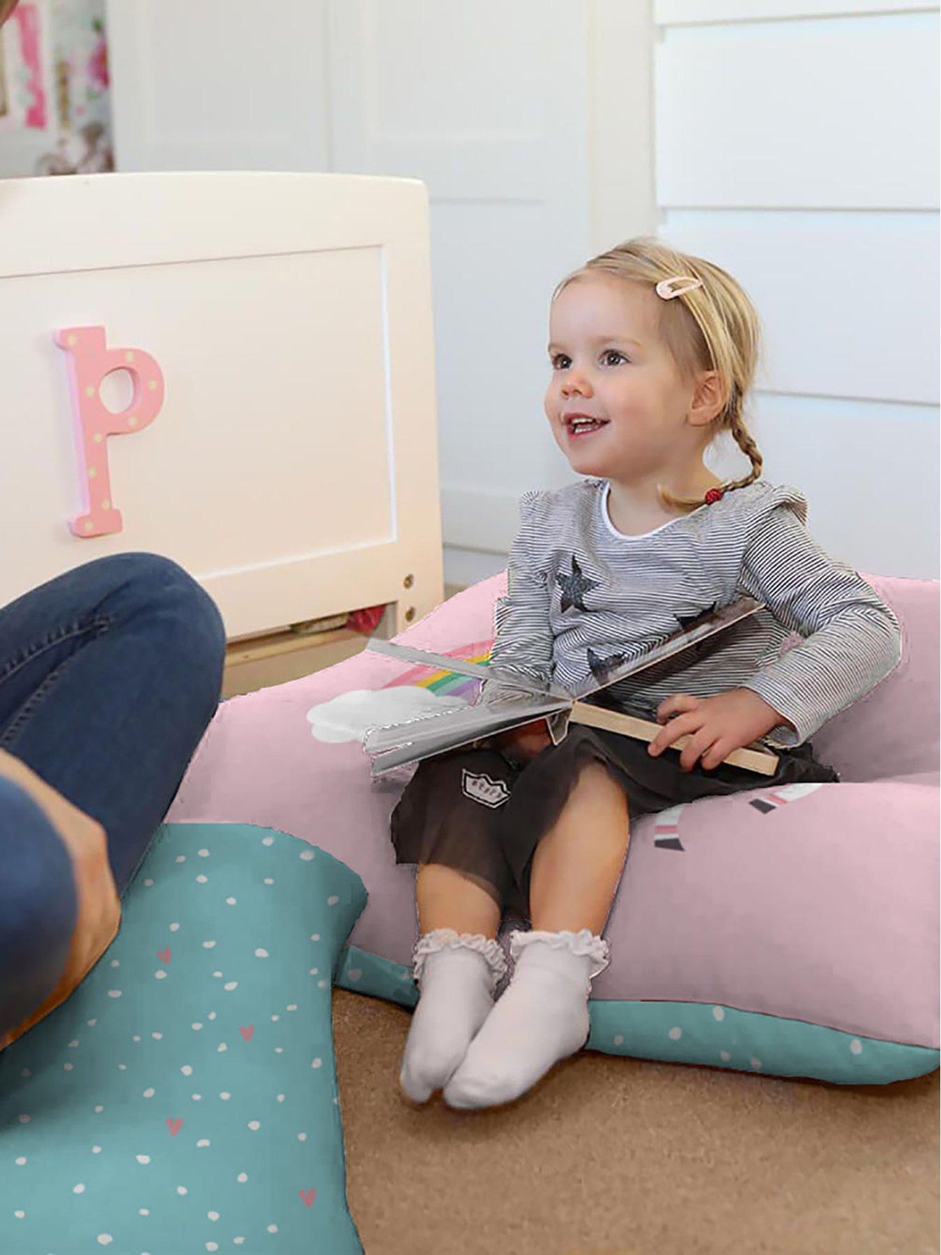 rucomfy Unicorn Castle Children's Floor Cushion | Very