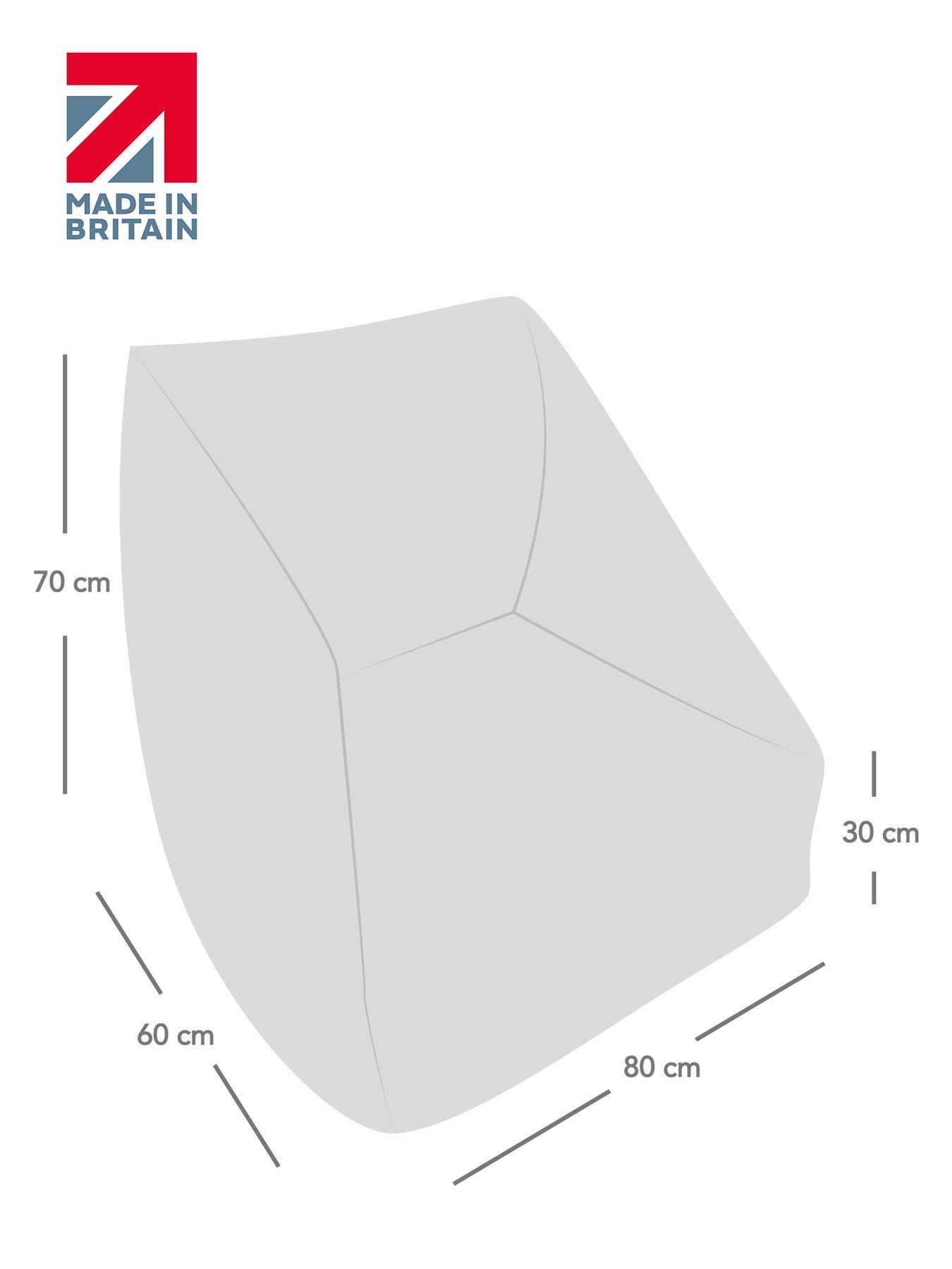 Image 4 of 4 of rucomfy Jumbo Cord Big Kids Snuggle Chair Beanbag